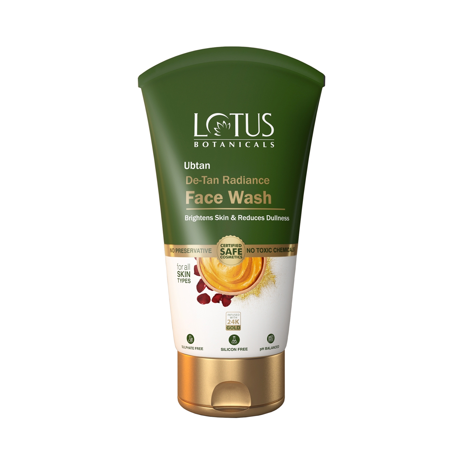 Lotus Botanicals | Lotus Botanicals Ubtan De-Tan Radiance Face Wash (100ml)