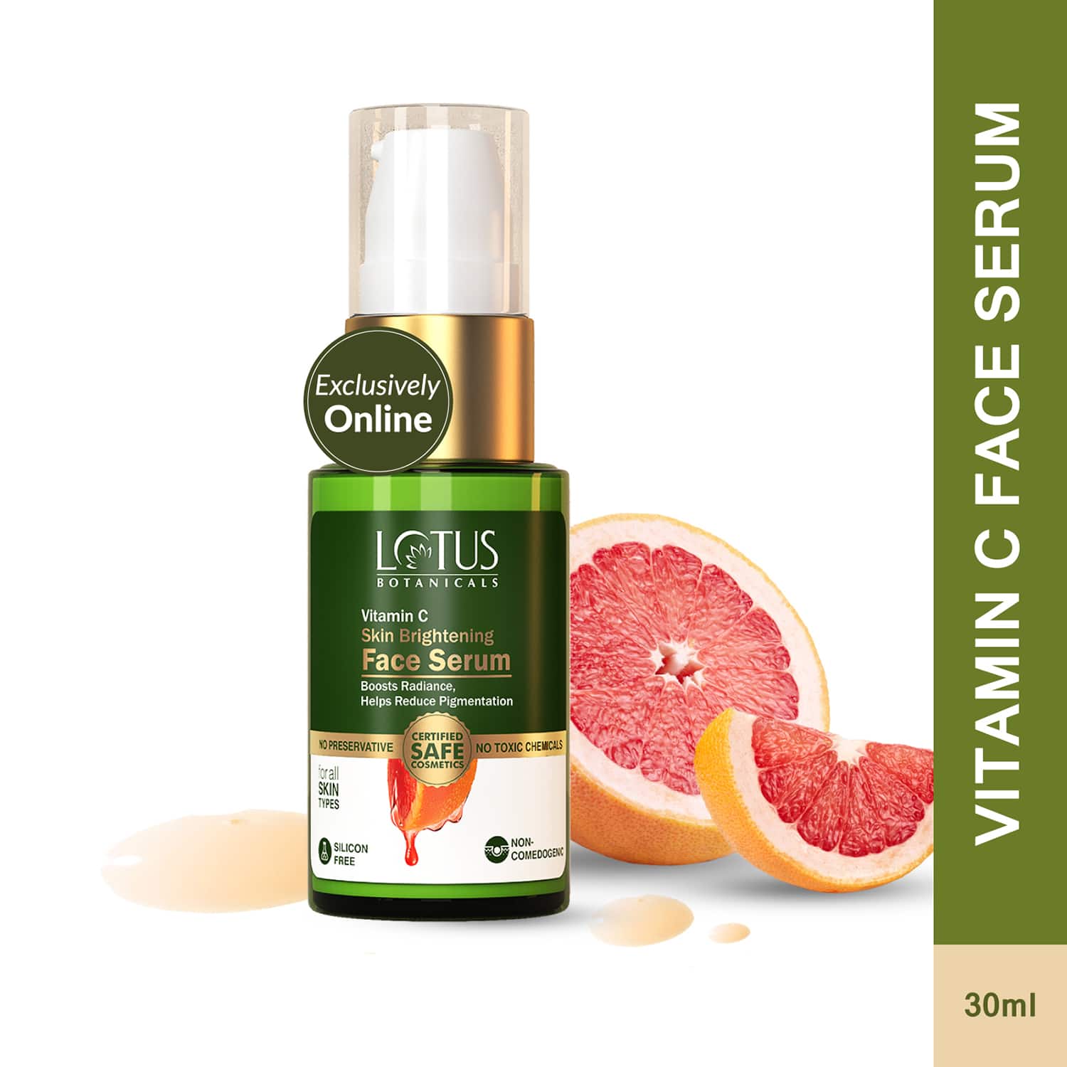 Lotus Botanicals | Lotus Botanicals Vitamin C Skin Brightening Face Serum (30ml)