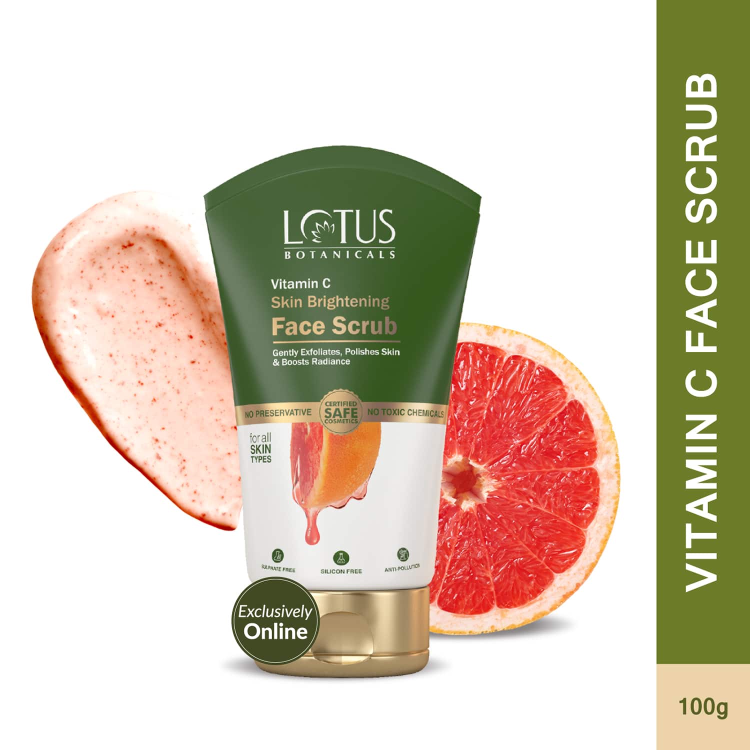 Lotus Botanicals | Lotus Botanicals Skin Brightening Face Scrub (100g)