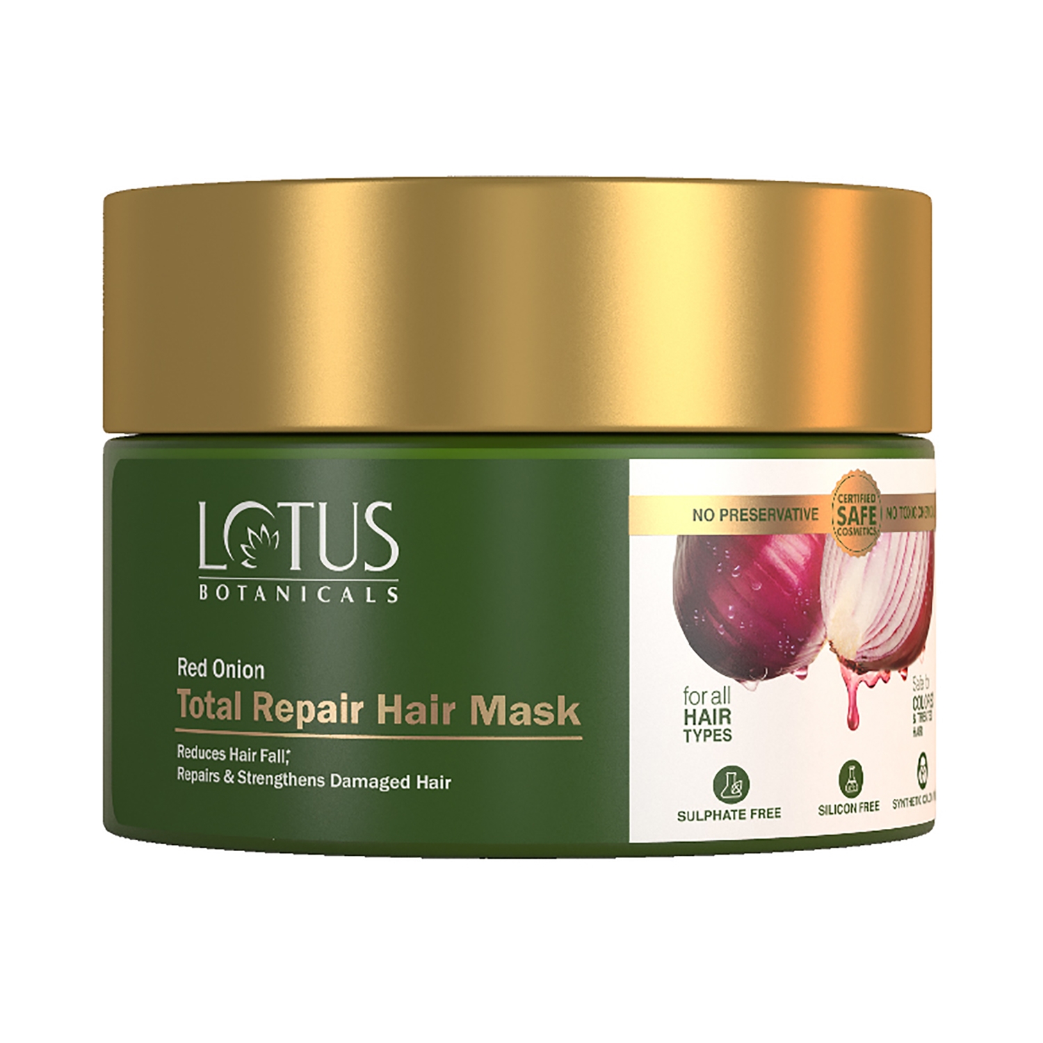 Lotus Botanicals Red Onion Total Repair Hair Mask (200g)