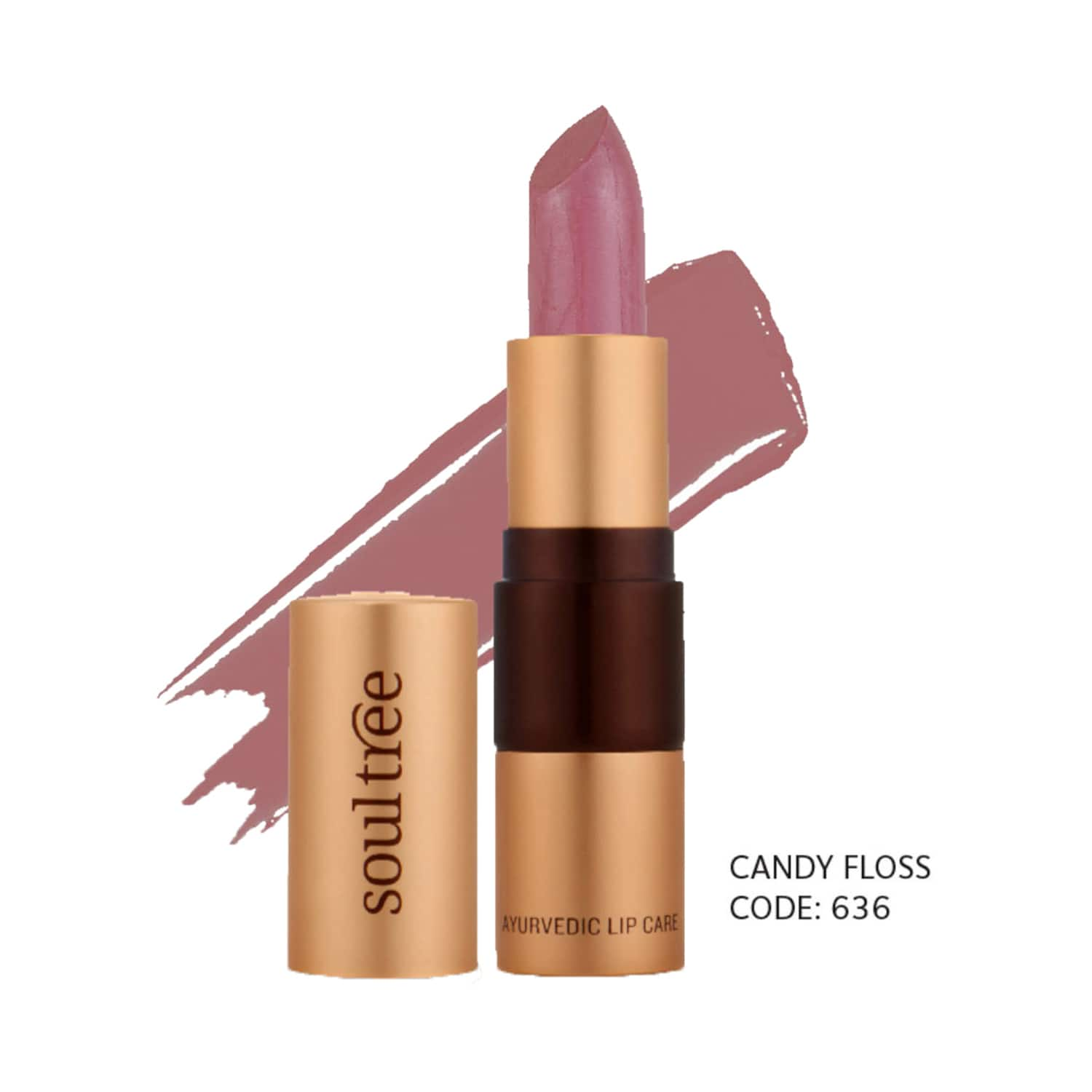 SoulTree | SoulTree Ayurvedic Lipstick - Candy Floss 636 (4g)