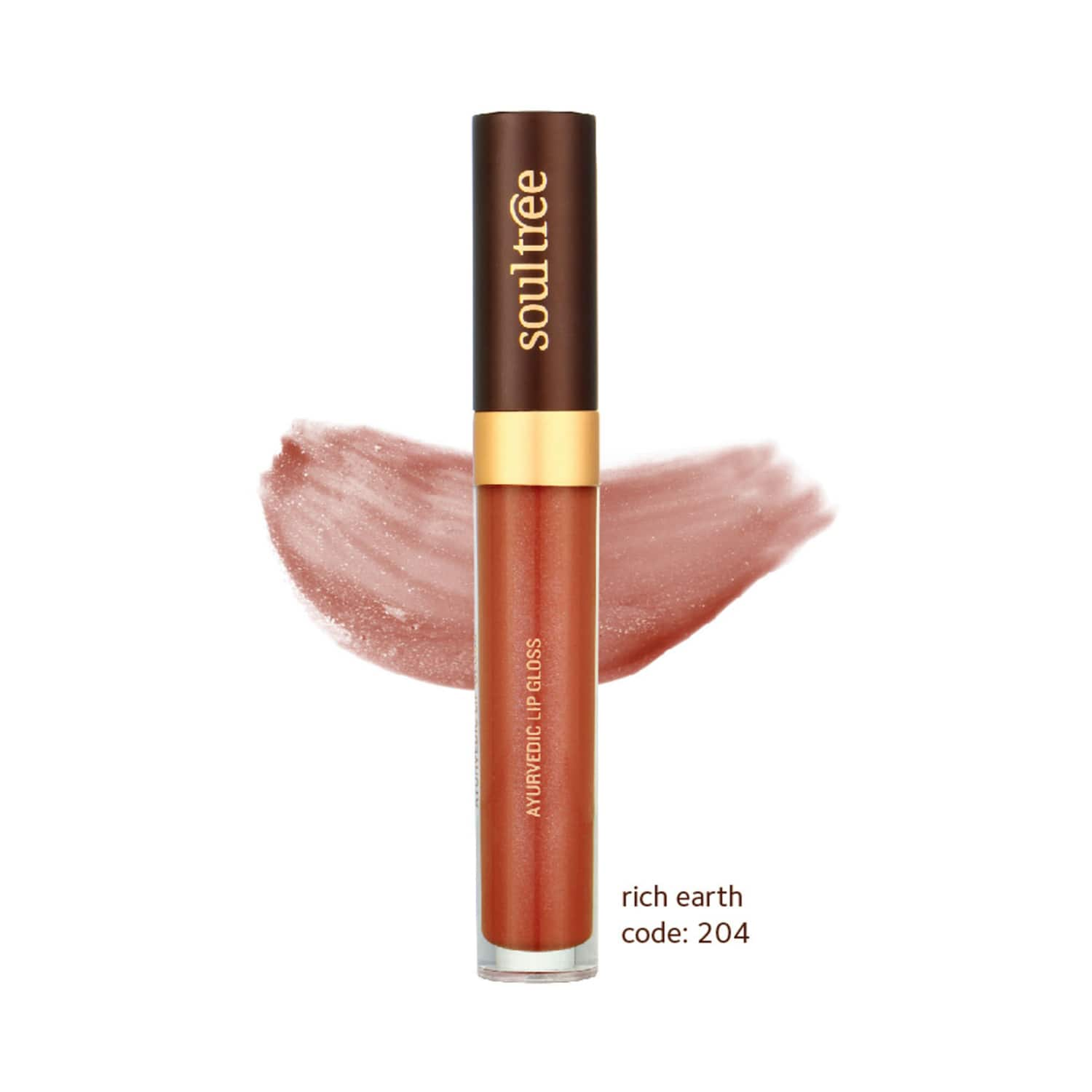 SoulTree | SoulTree Ayurvedic Lip Gloss - Rich Earth 204 (5g)