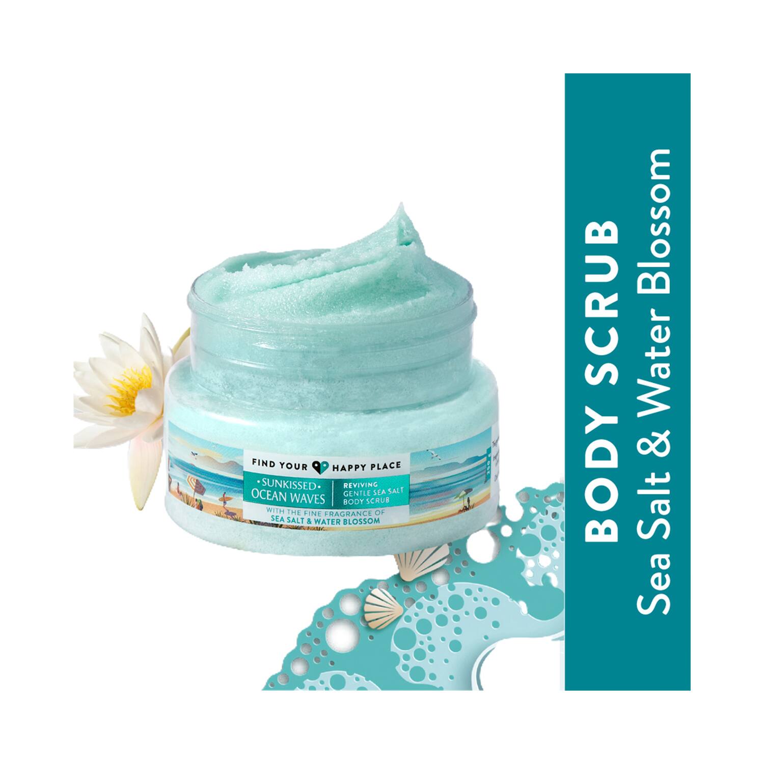 Find Your Happy Place | Find Your Happy Place Sunkissed Ocean Waves Body Scrub (250g)