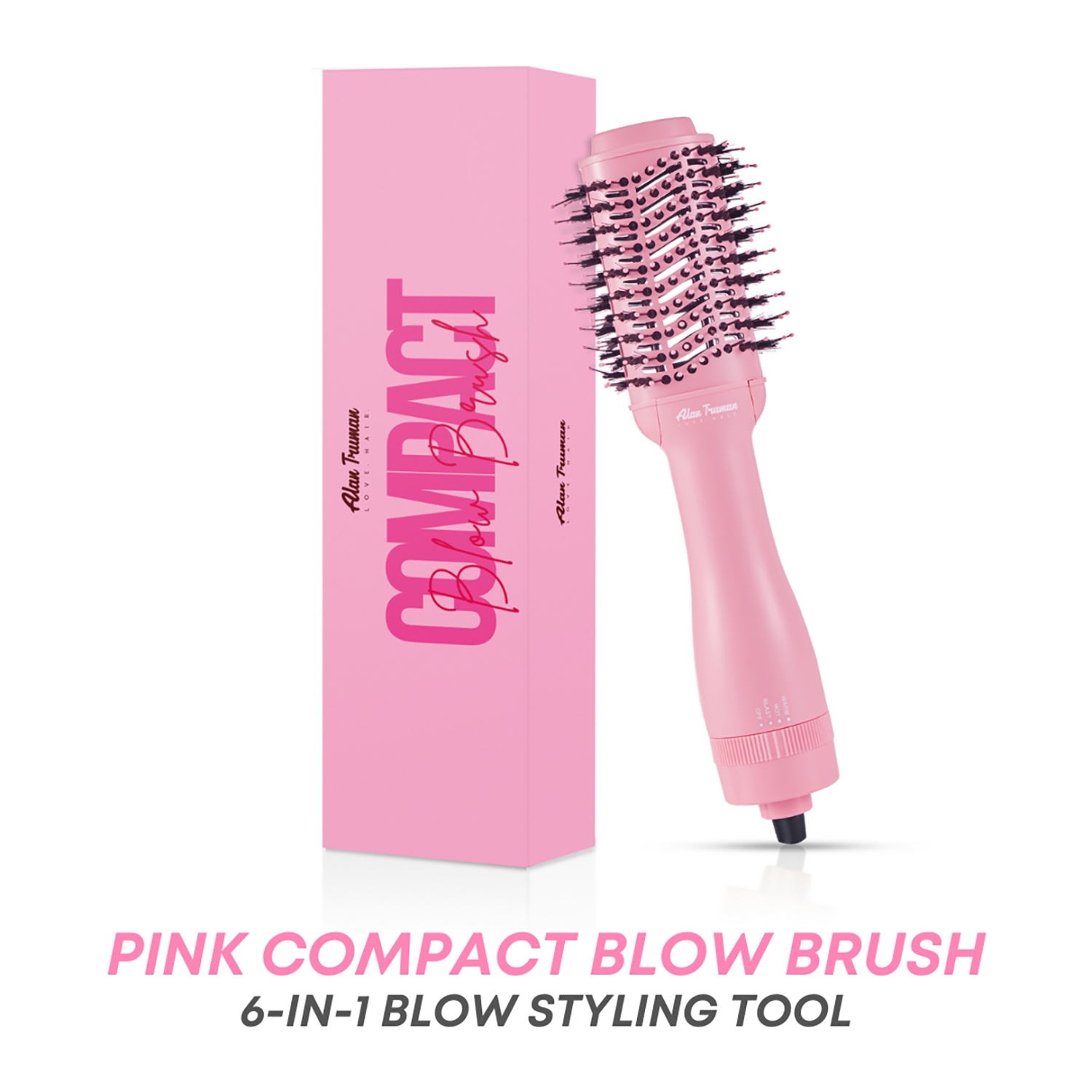 Alan Truman | Alan Truman Compact Blow Brush - Pink (1Pc)