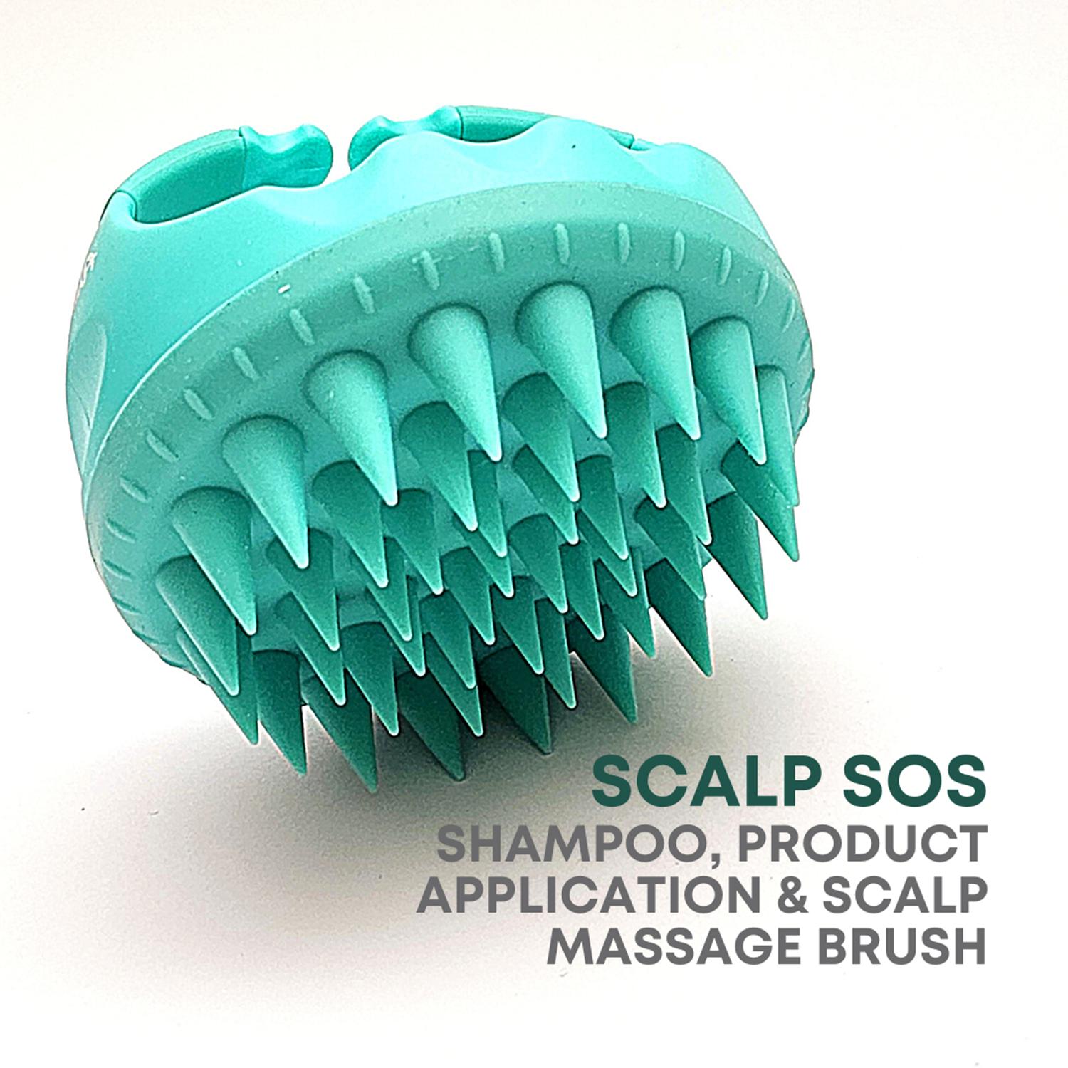 Alan Truman | Alan Truman Scalp Sos Scalp Massage and Shampoo Brush - Green (1 Pc)