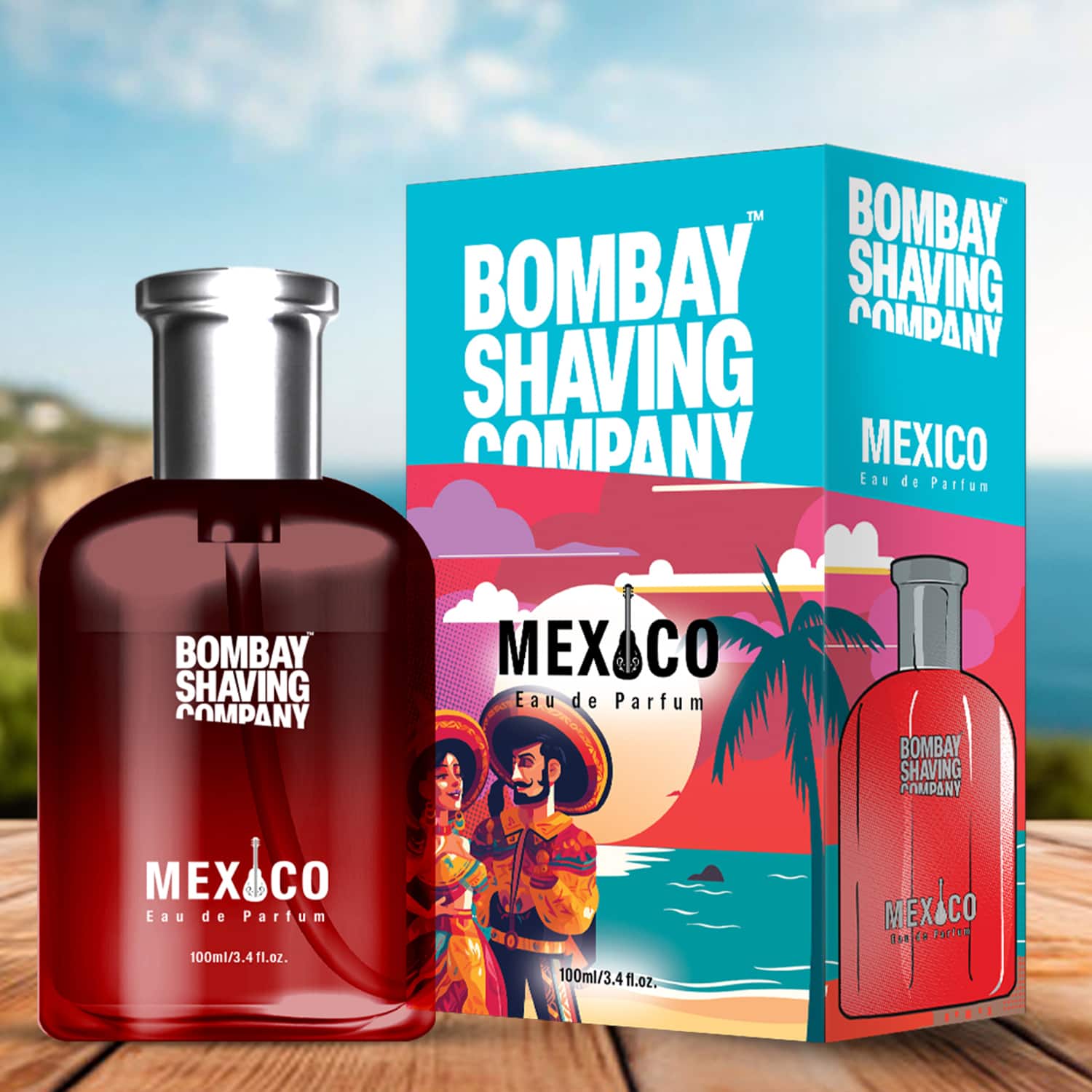 Bombay Shaving Company | Bombay Shaving Company Mexico Perfume For Men Long Lasting Oriental & Woody Eau de Toilette (100 ml)