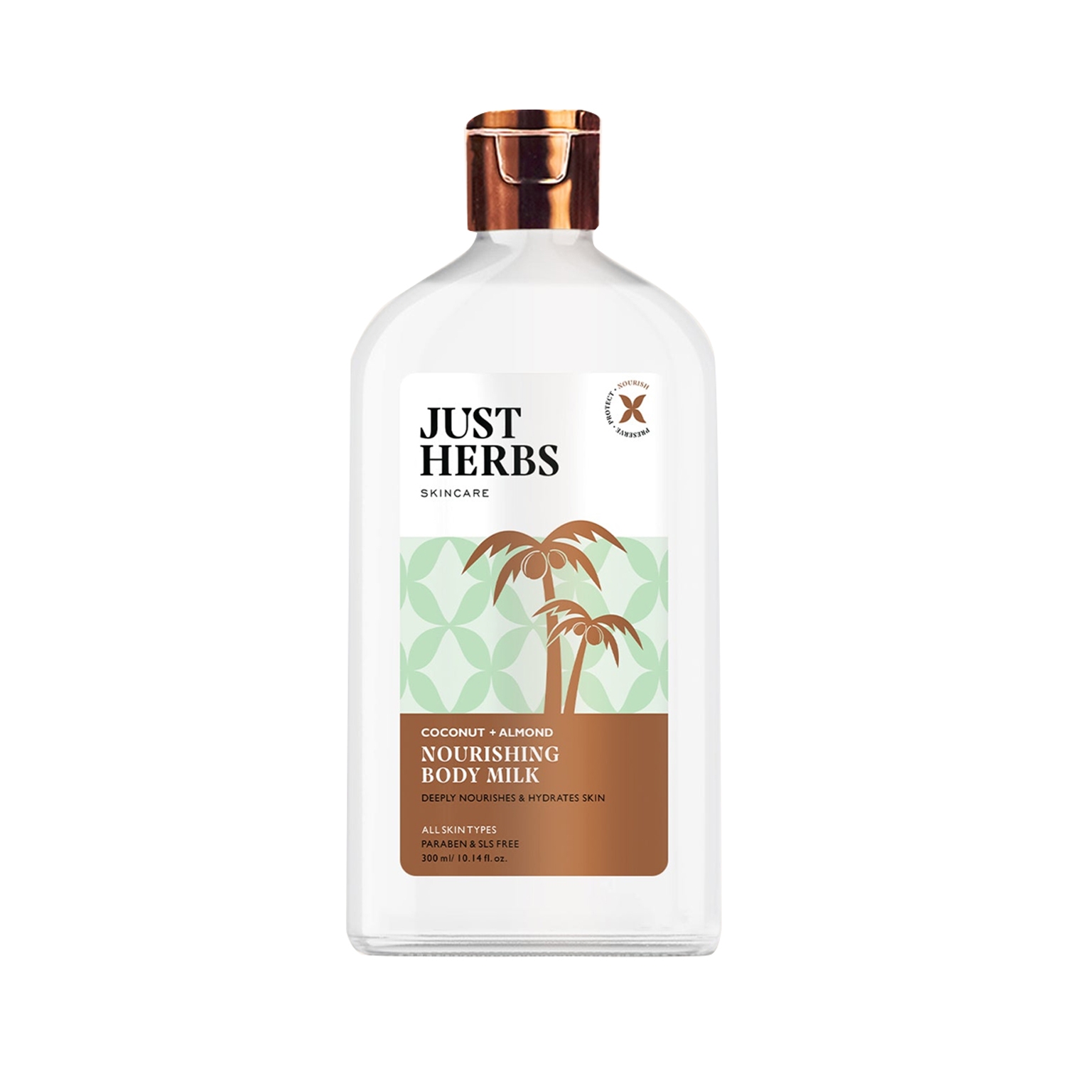 Just Herbs | Just Herbs Coconut And Almond Nourishing Body Milk (300ml)