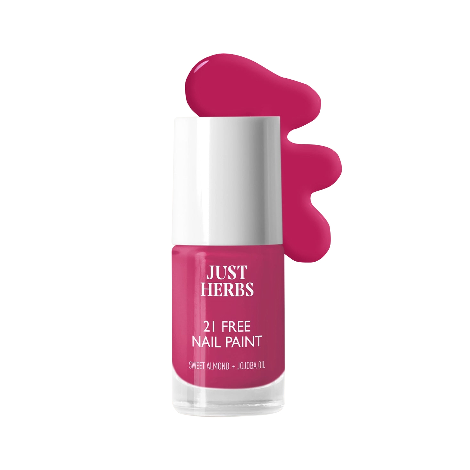 Just Herbs 21 Chemical Free Nail Polish - Blossom Pink (6ml)