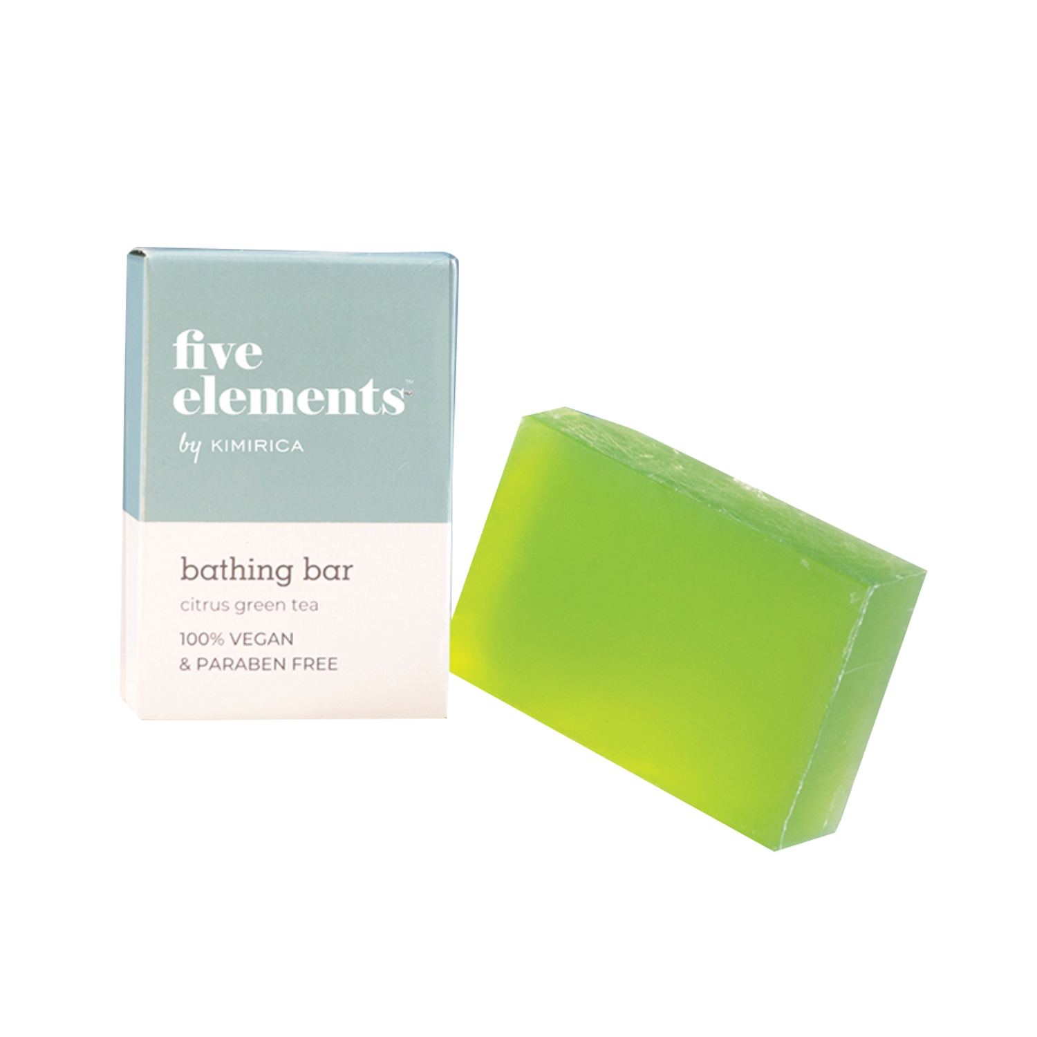 Kimirica | Kimirica Five Elements Bathing Soap Bar Citrus Green Tea For Deep Cleansing All Skin Type (100 g)