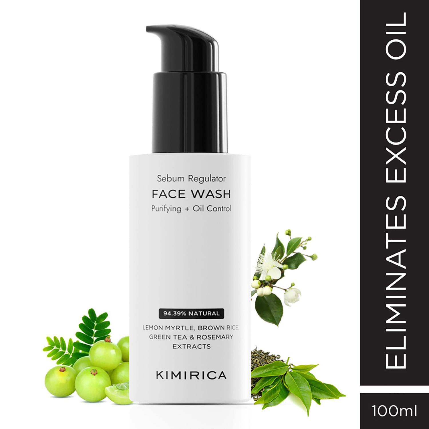 Kimirica | Kimirica Purifying Gel Face Wash for Oil Control with Green Tea Lemon Myrtle Brown Rice (100 ml)