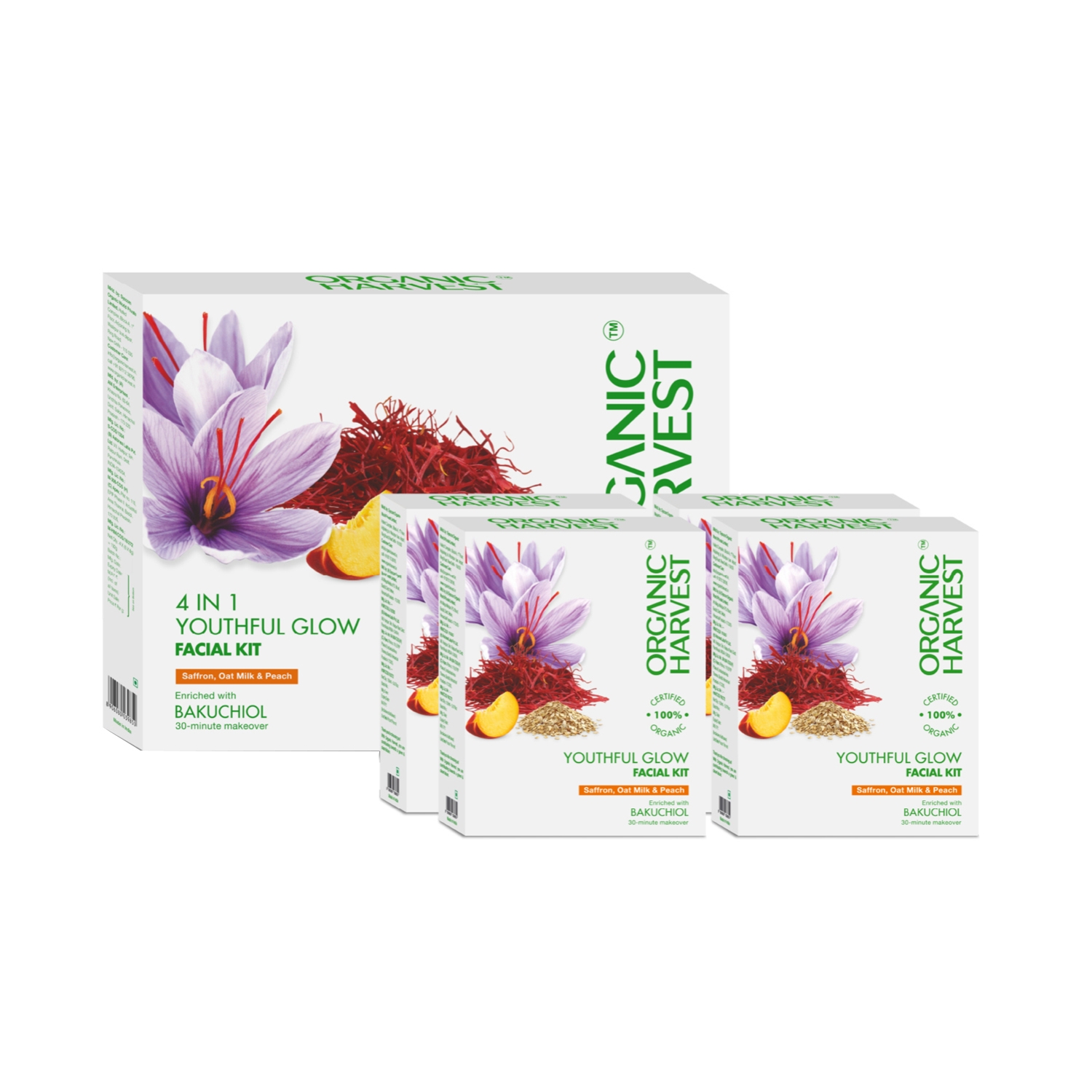 Organic Harvest | Organic Harvest 4-in-1 Vitamin A Facial Kit - (4Pcs)