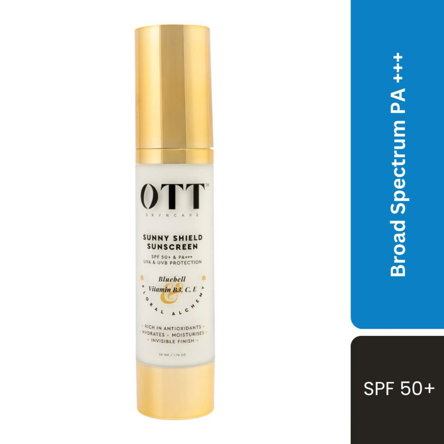 OTT SKYNCARE | OTT SKYNCARE Sunny Shield Sunscreen SPF 50+ (50ml)
