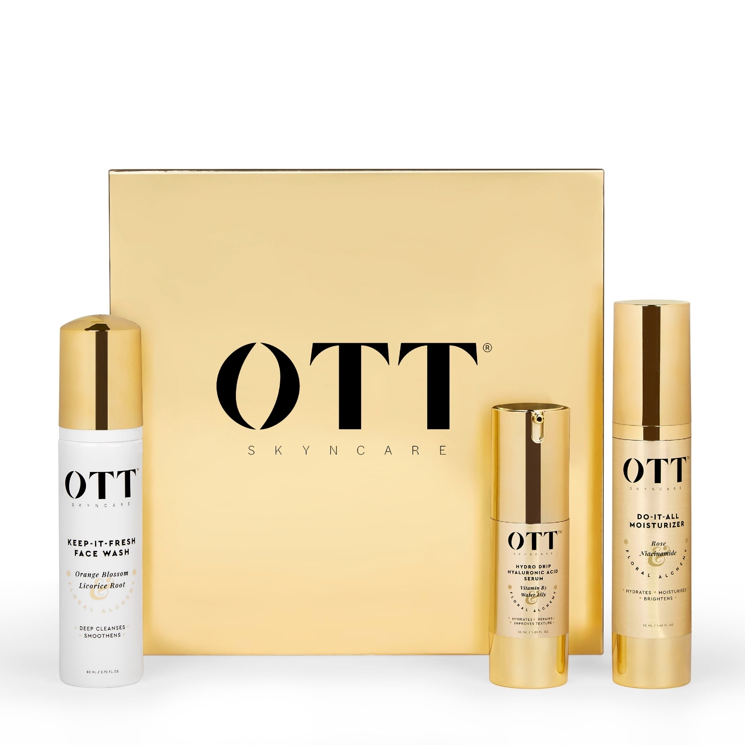 OTT SKYNCARE Hydration Station Facewash Gift Kit (3Pcs)