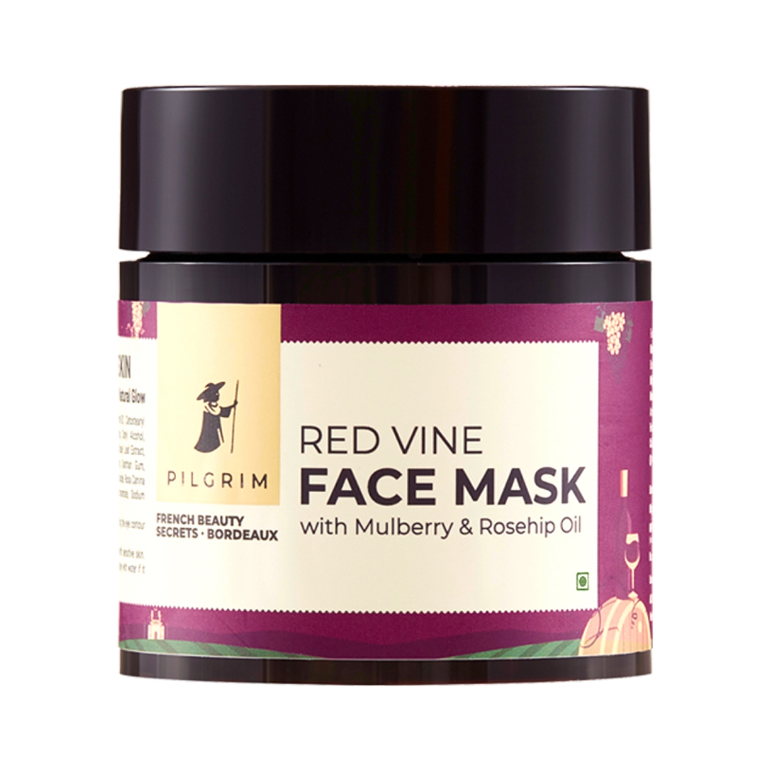 Pilgrim | Pilgrim Red Vine Face Mask With Mulberry & Rosehip Oil (100g)