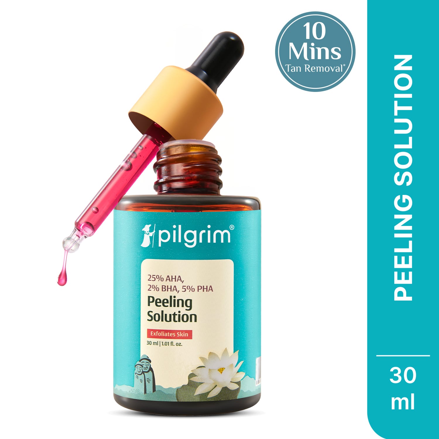 Pilgrim | Pilgrim 25% Aha, 2% Bha, 5% Pha Peeling Solution (30ml)