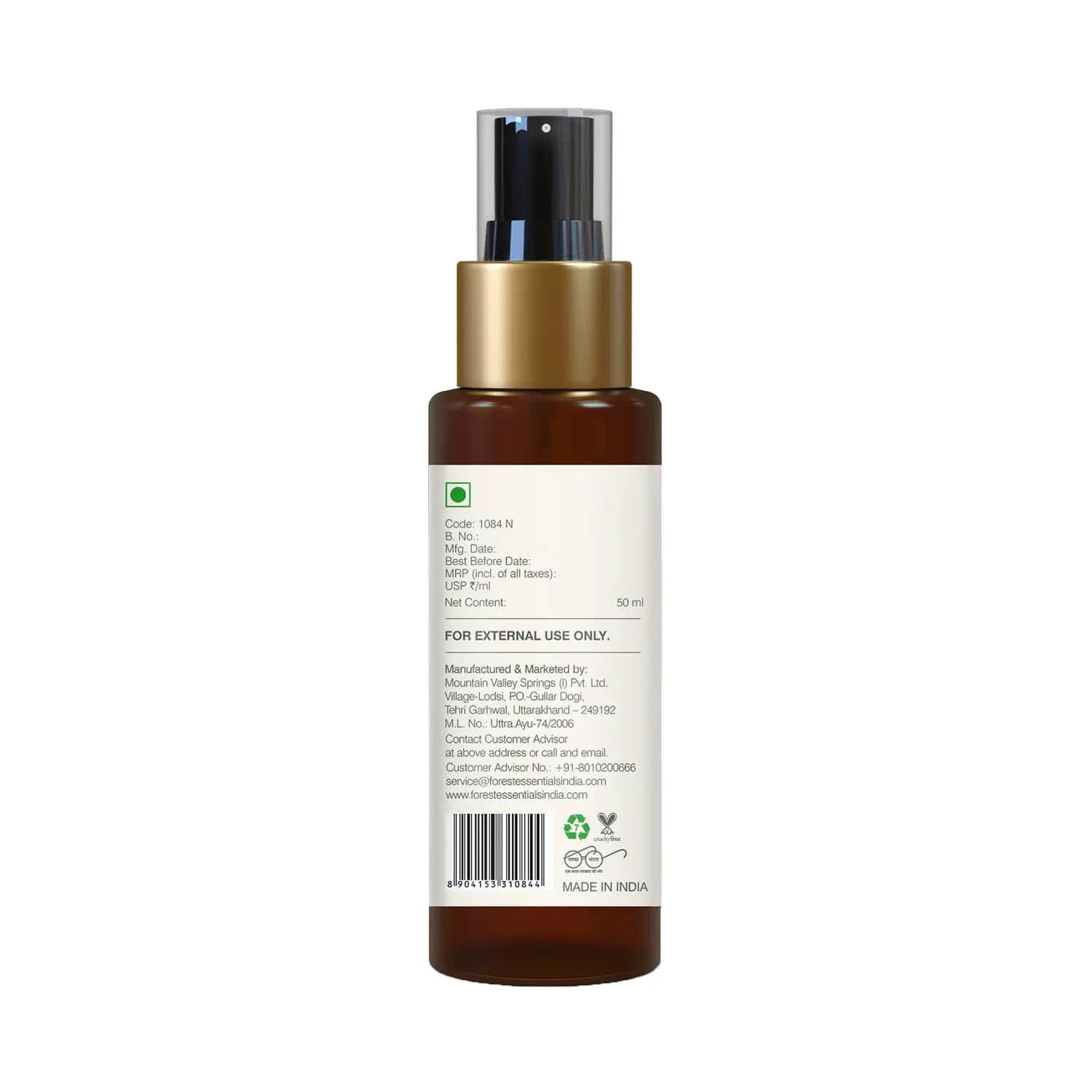 Forest essentials sandalwood sales and vetiver body mist