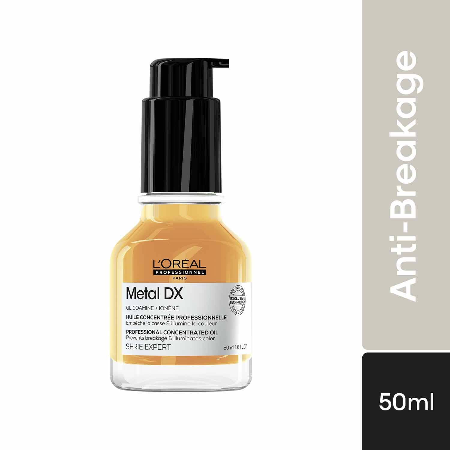 L'OREAL PROFESSIONNEL | L'OREAL PROFESSIONNEL Metal DX Concentrated Leave-In Serum for Soft & Shiny Hair (50 ml)