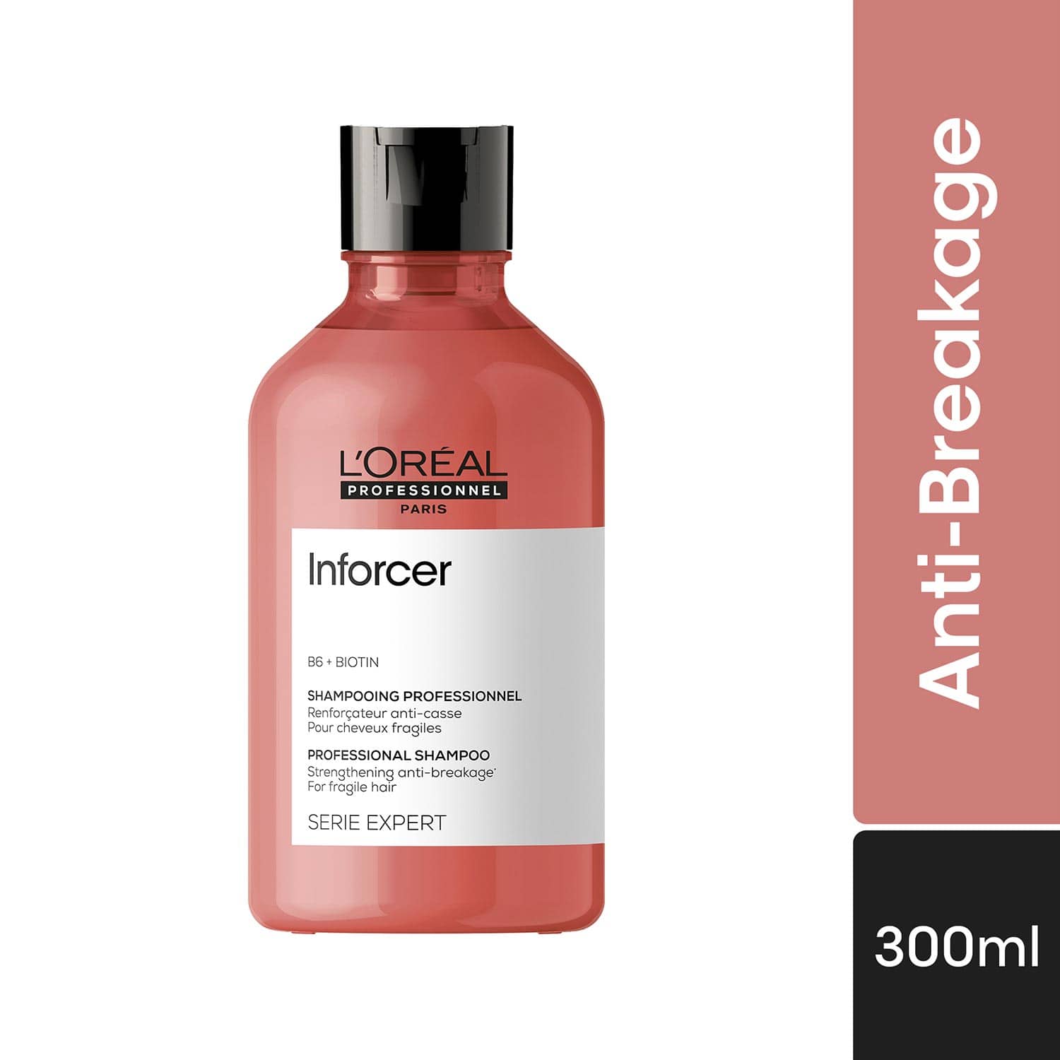 L'OREAL PROFESSIONNEL | L'OREAL PROFESSIONNEL Inforcer Shampoo for Reduced Hair Breakage (300 ml) With Biotin & Vitamin B6