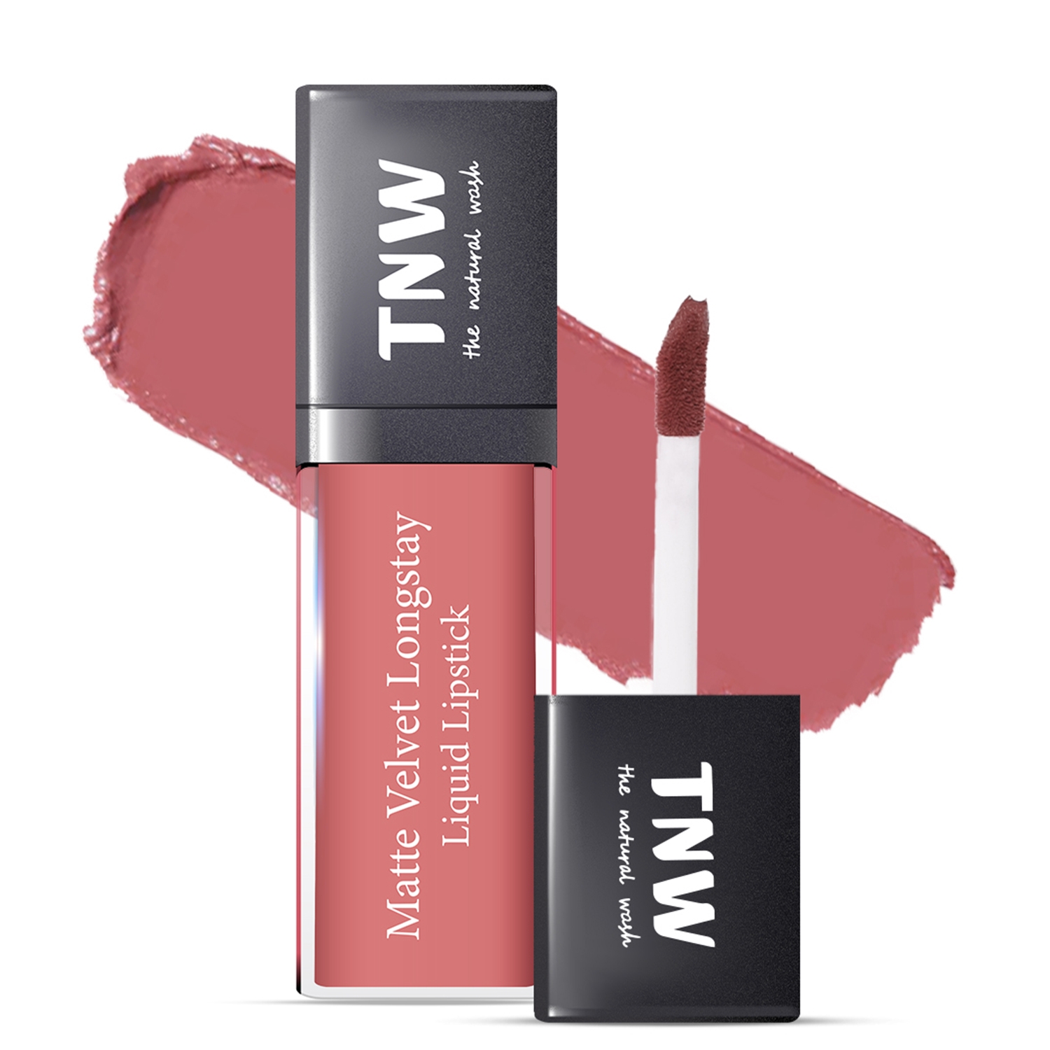 TNW The Natural Wash Matte Velvet Longstay Liquid Lipstick - Blush Nude (5ml)