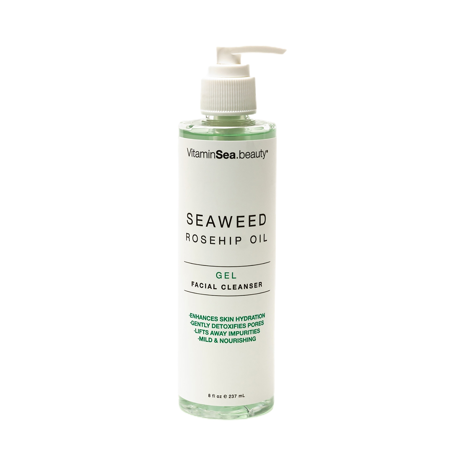 Vitamins and Sea Beauty | Vitamins and Sea Beauty Seaweed Rosehip Oil Face Cleanser Gel (236ml)