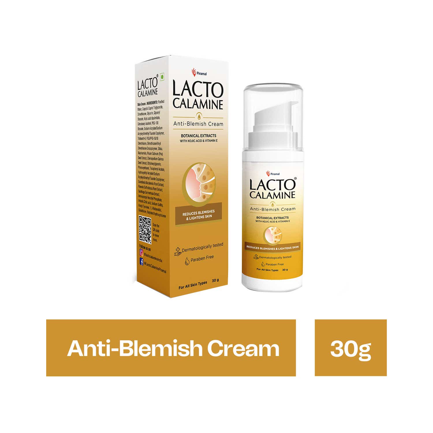 Lacto Calamine Anti Blemish Cream (30g)