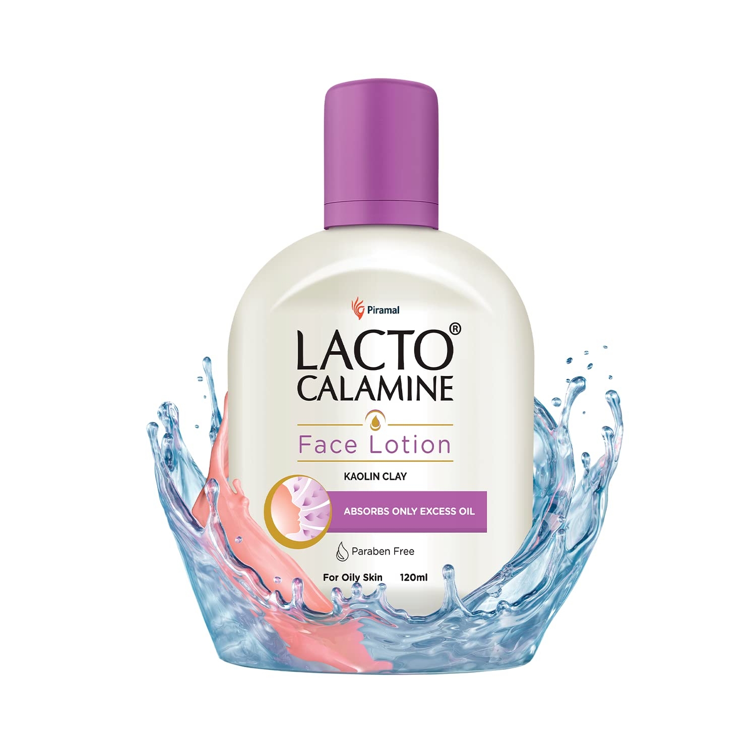 Lacto Calamine | Lacto Calamine Face & Body Lotion Moisturizer for Oily Skin- Kaolin Clay & Glycerin Extracts (120ml)