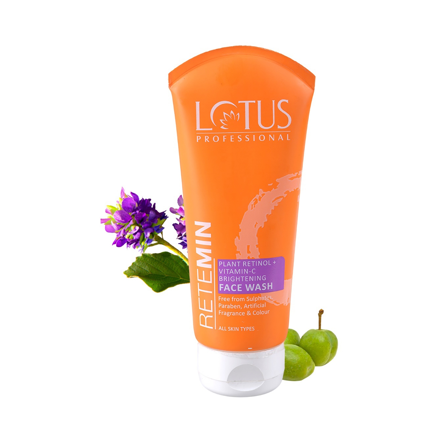 Lotus Professional | Lotus Professional Retemin Plant Retinol + Vitamin C Brightening Face Wash (100g)