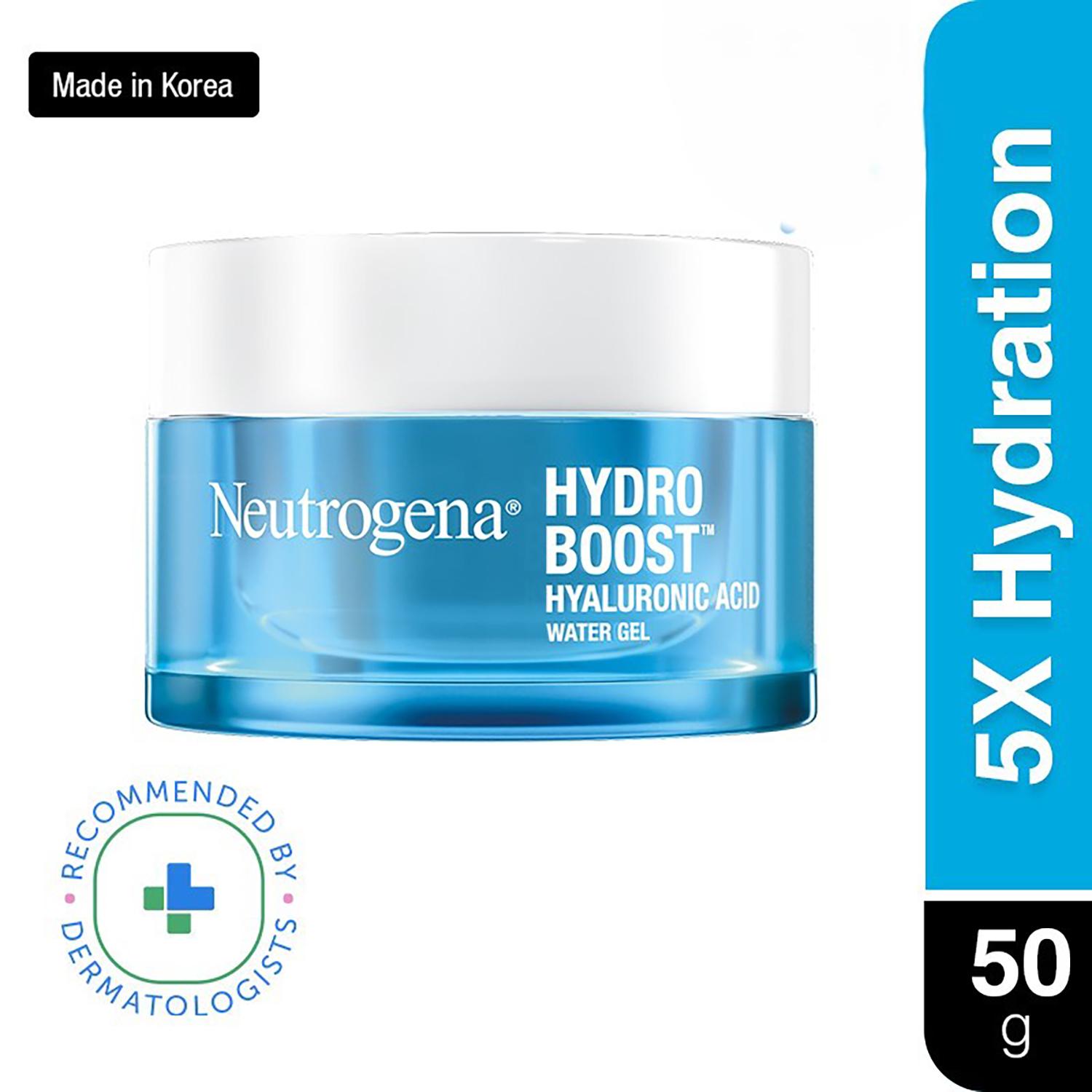 Neutrogena | Neutrogena Hydro Boost Water Gel Face Moisturizer With Hyaluronic Acid For 72 Hours Hydration (50g)