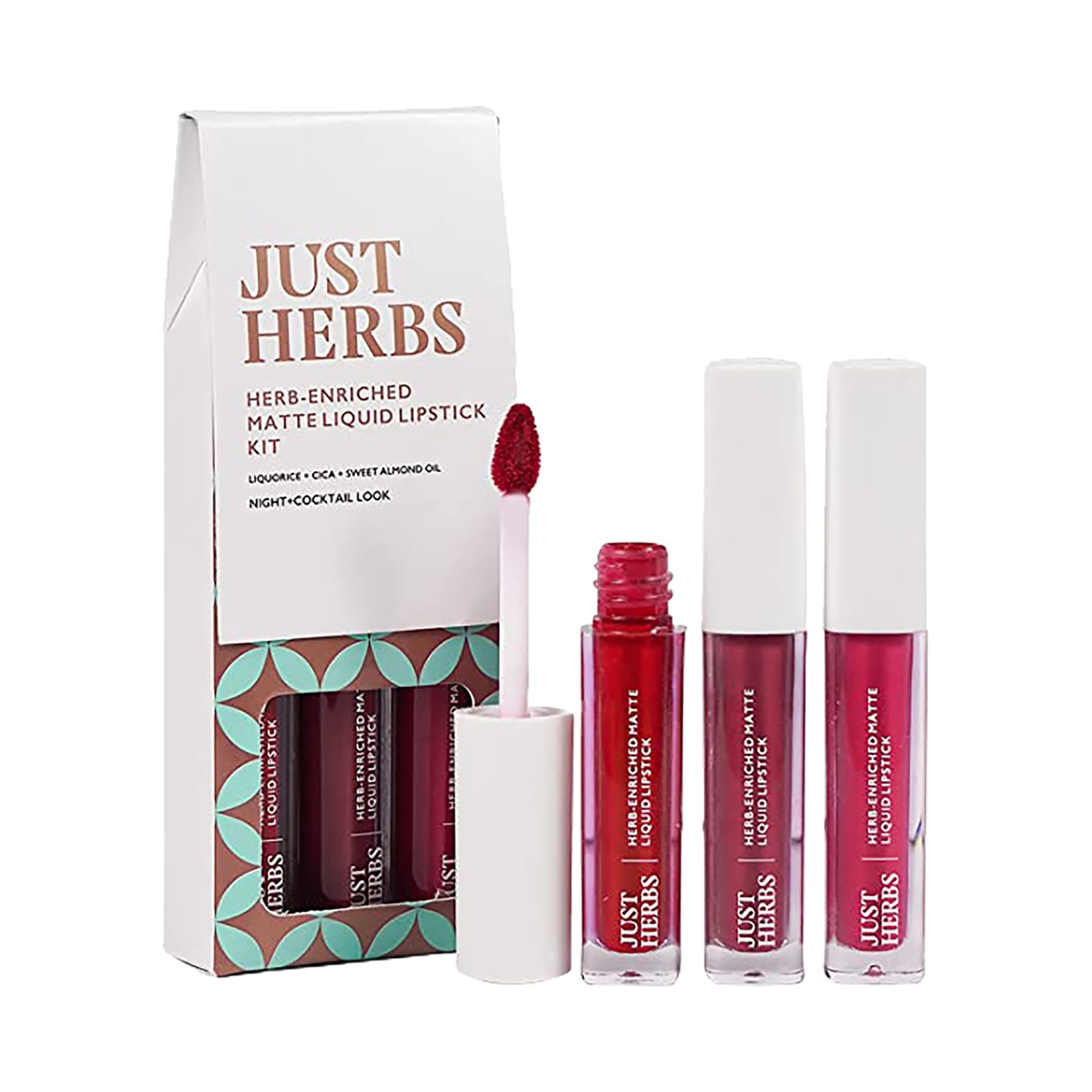 Just Herbs | Just Herbs Enriched Matte Liquid Lipstick - (3Pcs)