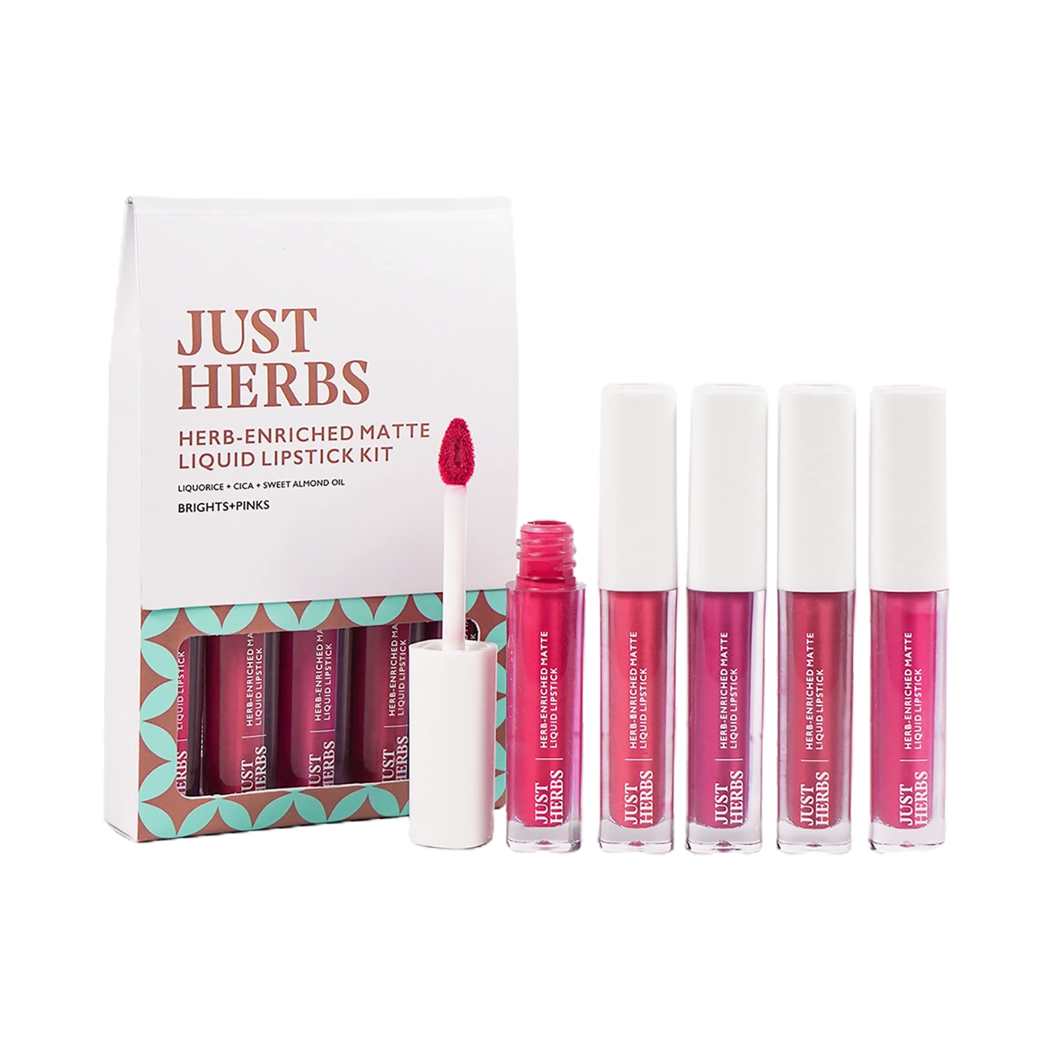 Just Herbs | Just Herbs Enriched Matte Liquid Lipstick Kit Set (5Pcs)