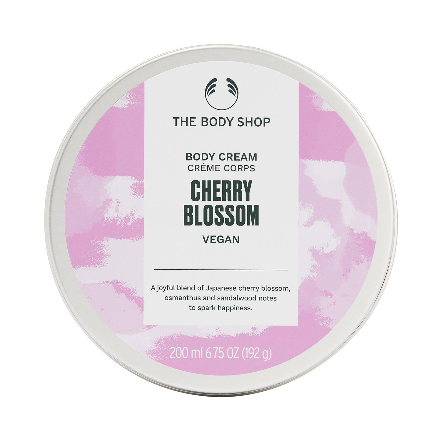 The Body Shop Glowing Cherry Blossom Body Moisturizer Cream (200 ml)