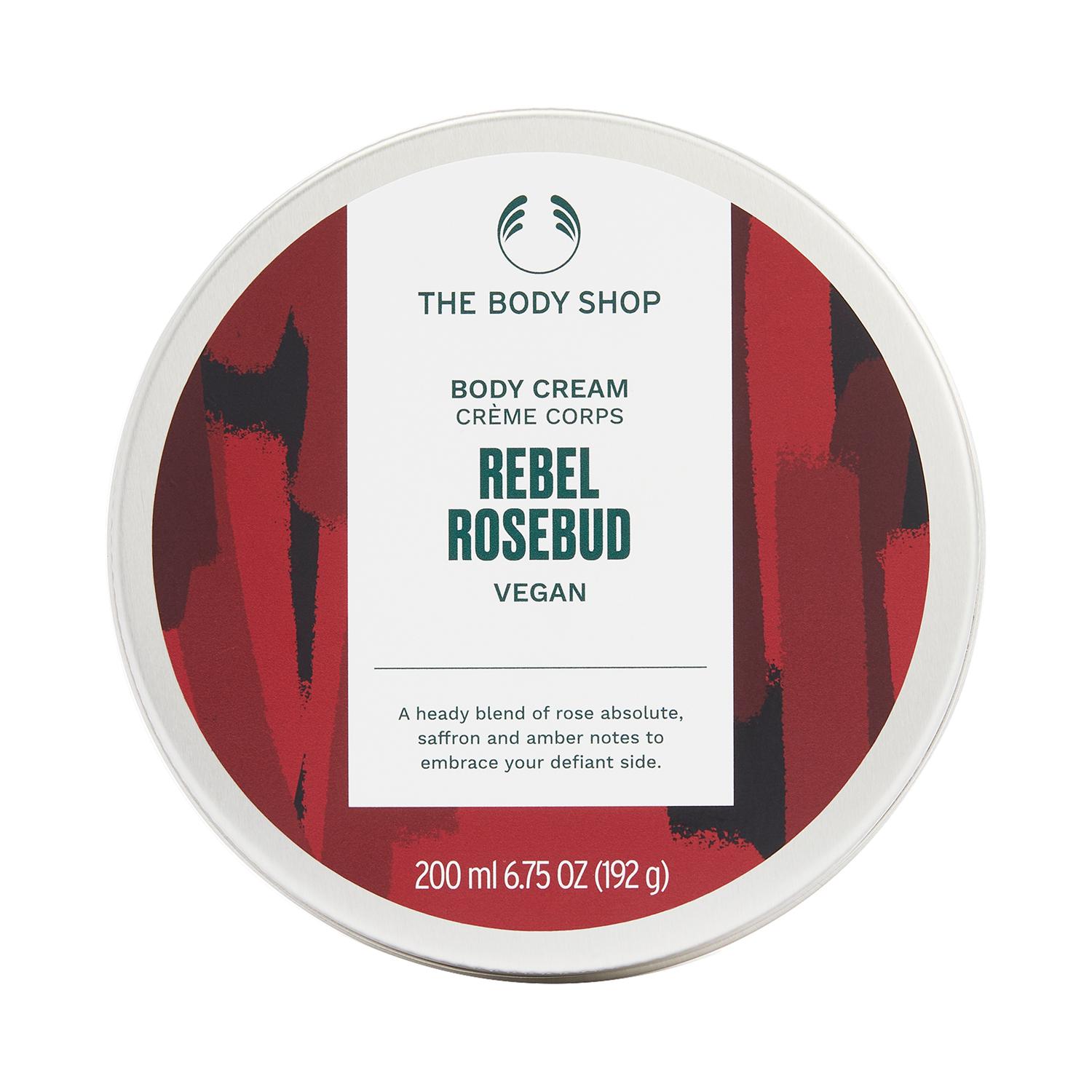 The Body Shop Rebel Rosebud Body Moisturizer Cream (200 ml)