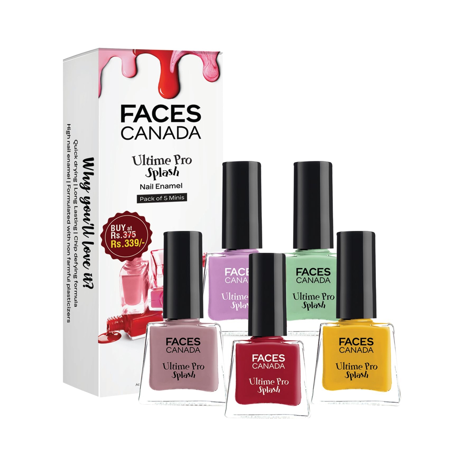 Faces Canada nail paint in Ballerina - Indian Beauty Forever-thanhphatduhoc.com.vn