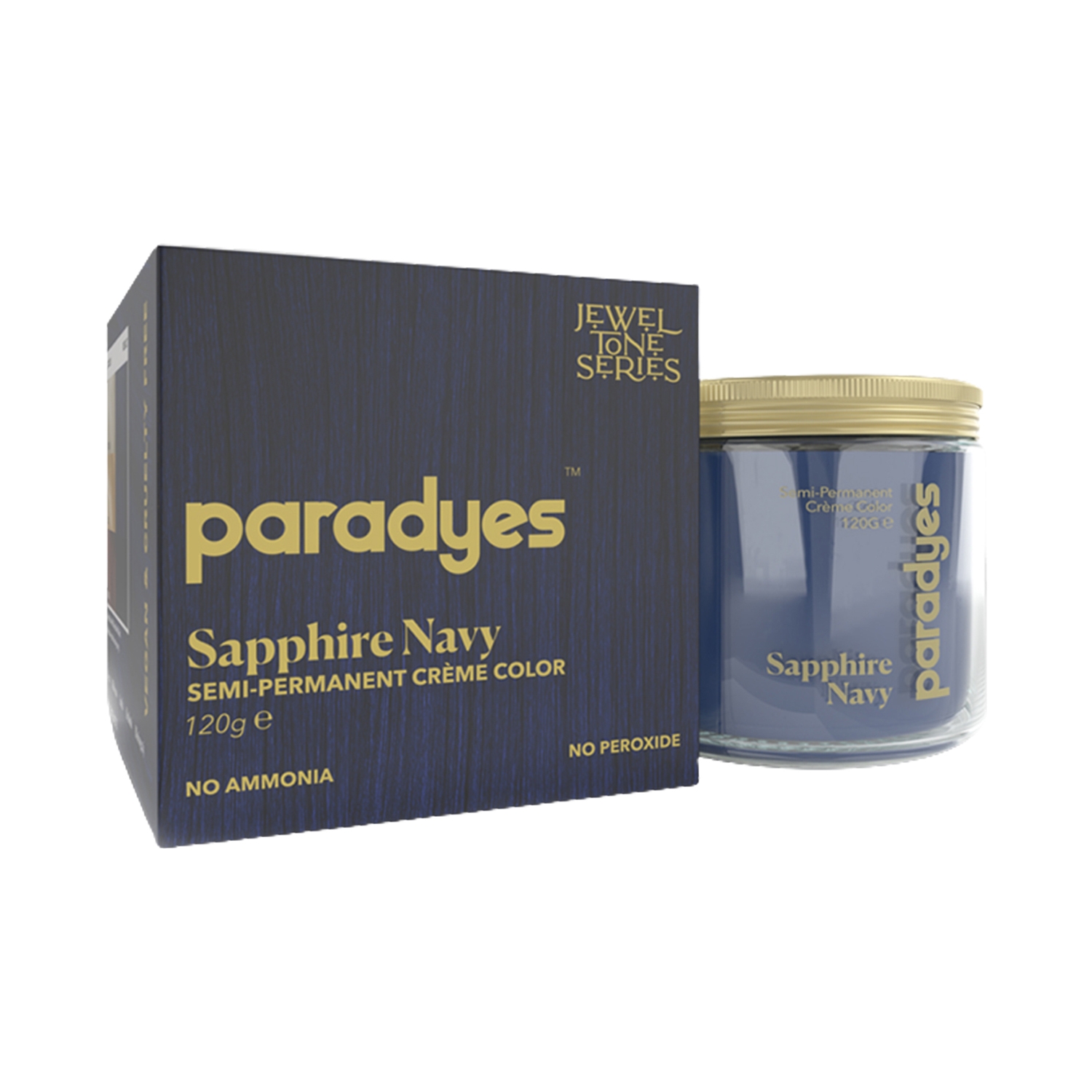 Paradyes | Paradyes Semi-Permanent Classic Hair Color Jar - Sapphire Navy (120g)