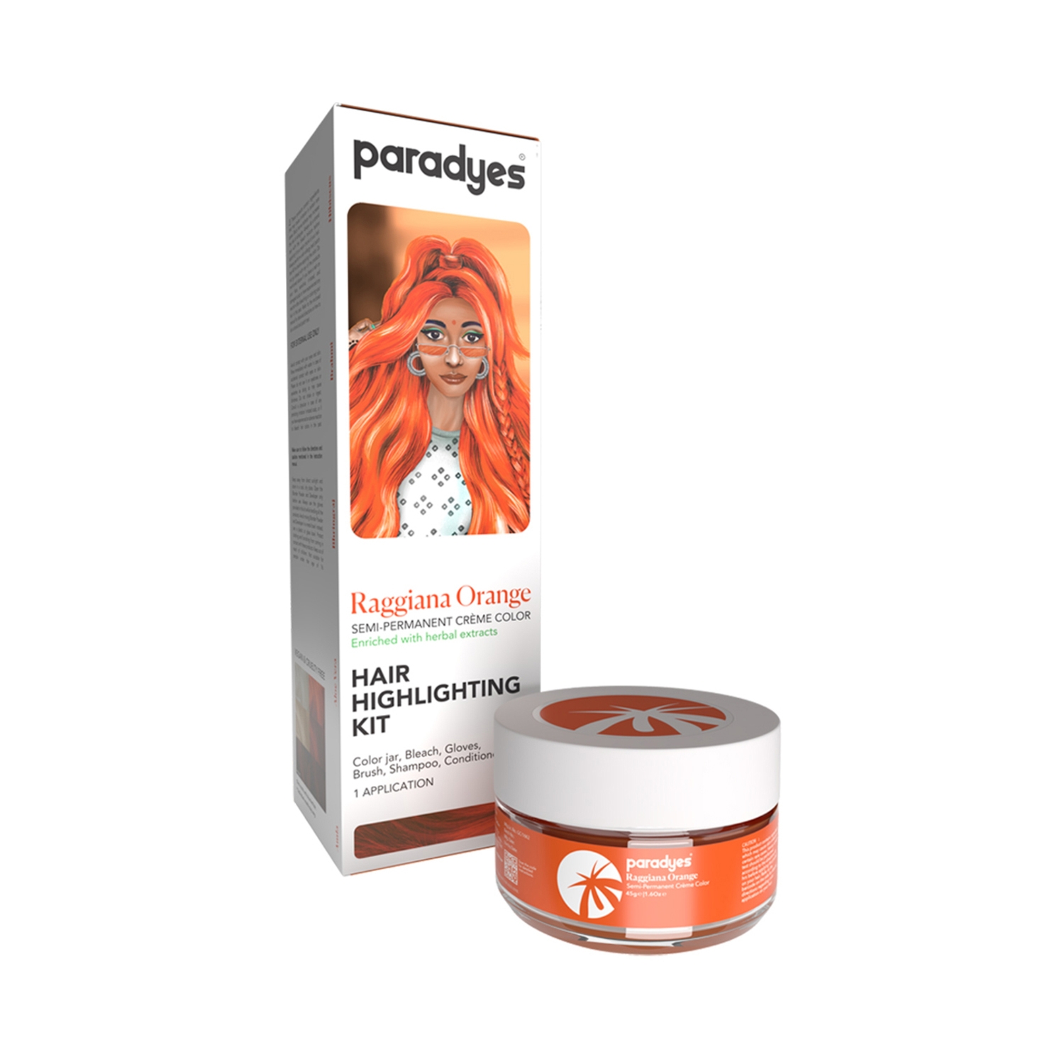 Paradyes | Paradyes Hair Highlighting Kit - Raggiana Orange (100g)