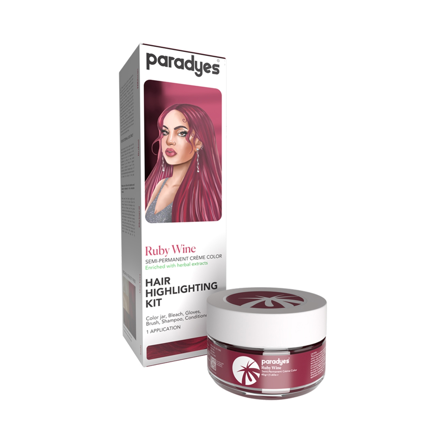 Paradyes | Paradyes Hair Highlighting Kit - Ruby Wine (100g)