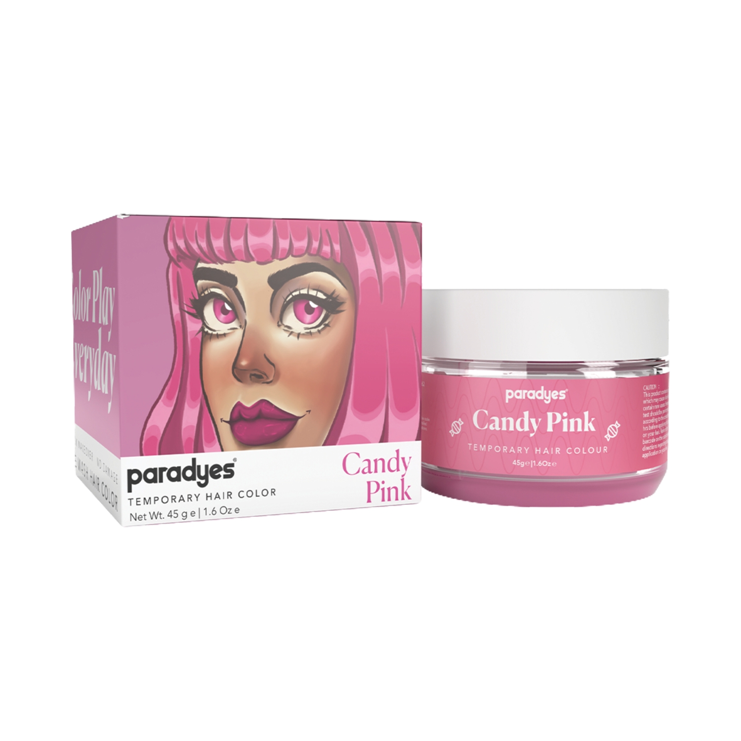 Paradyes | Paradyes Temporary One Wash Hair Color - Candy Pink (45g)