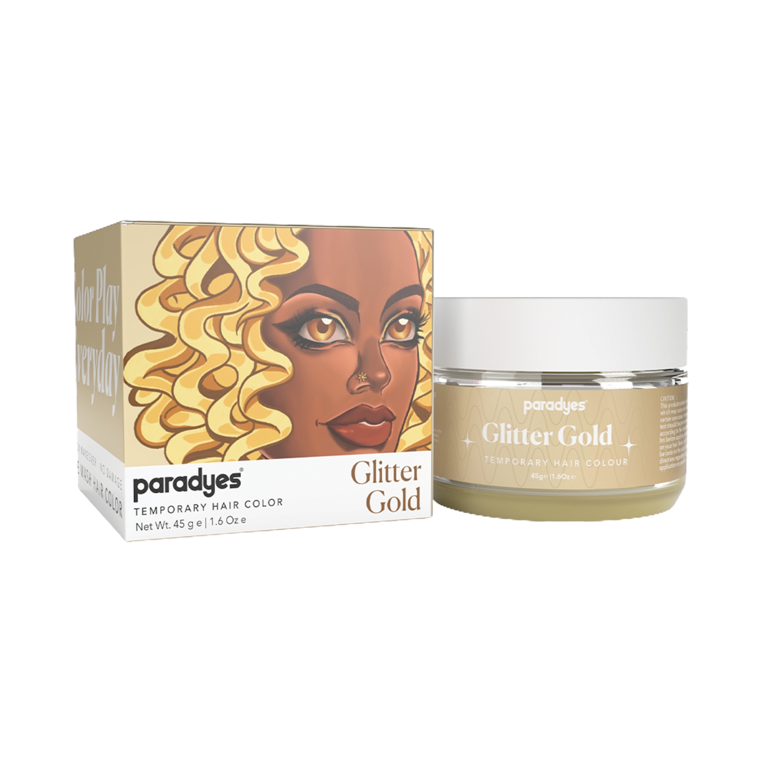 Paradyes | Paradyes Temporary One Wash Hair Color - Glitter Gold (45g)