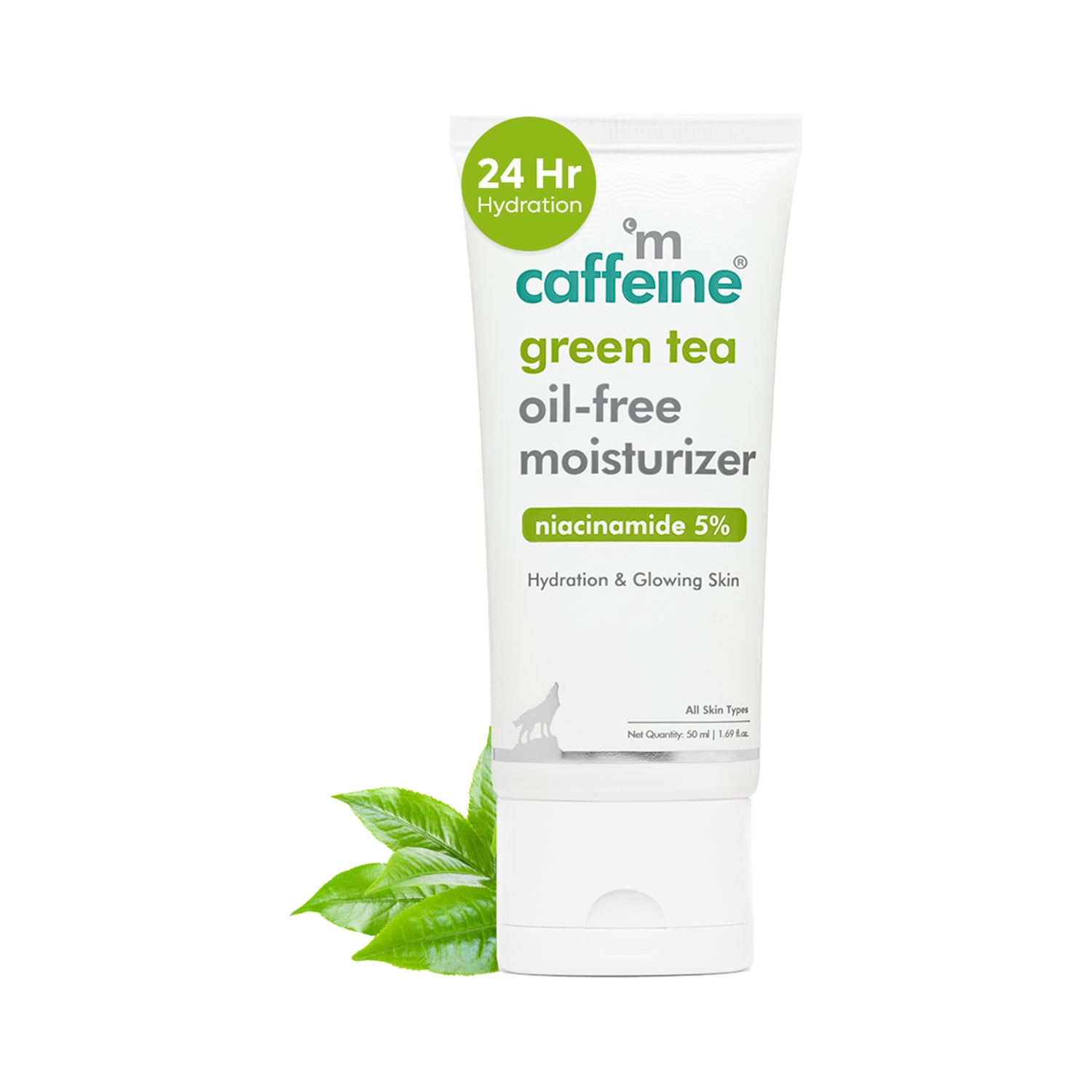 mCaffeine | mCaffeine Green Tea Oil-Free Moisturizer with Niacinamide 5% (50ml)