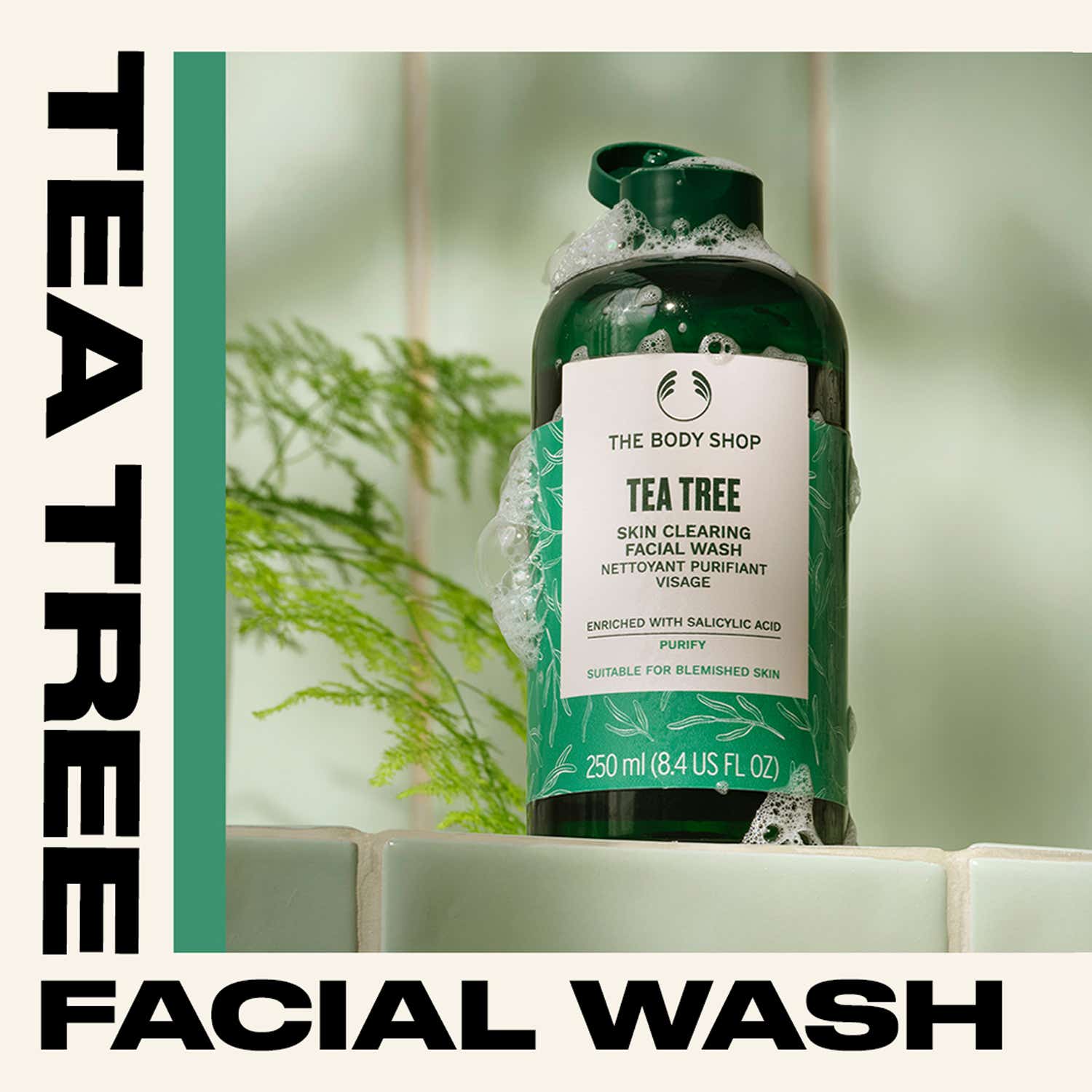 The Body Shop Tea Tree Face Wash 250ml - Image 2