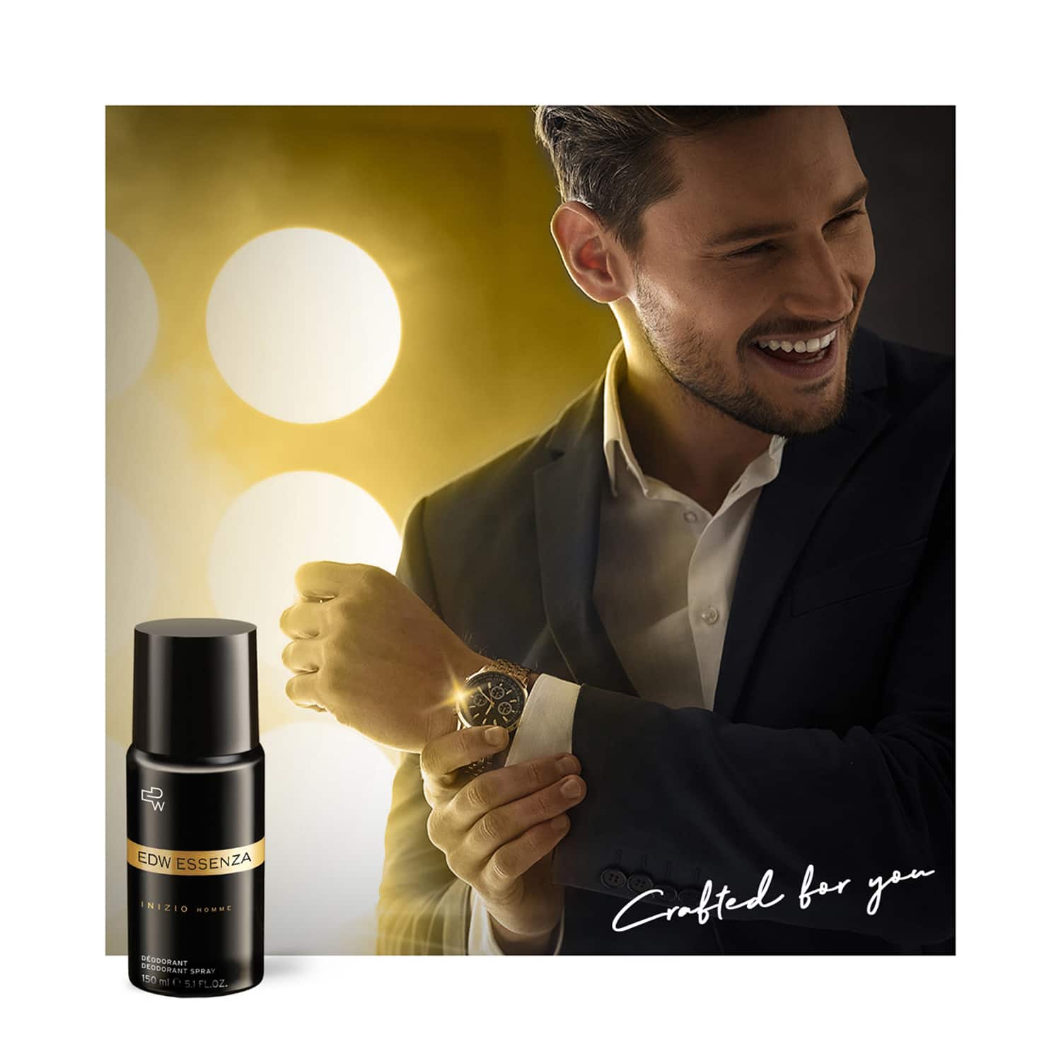 Buy EDW Essenza Inizio Homme Deodorant Spray 150 ml EDW Essenza Tira Shop Makeup Skin Hair Beauty Products Online www.tirabeauty