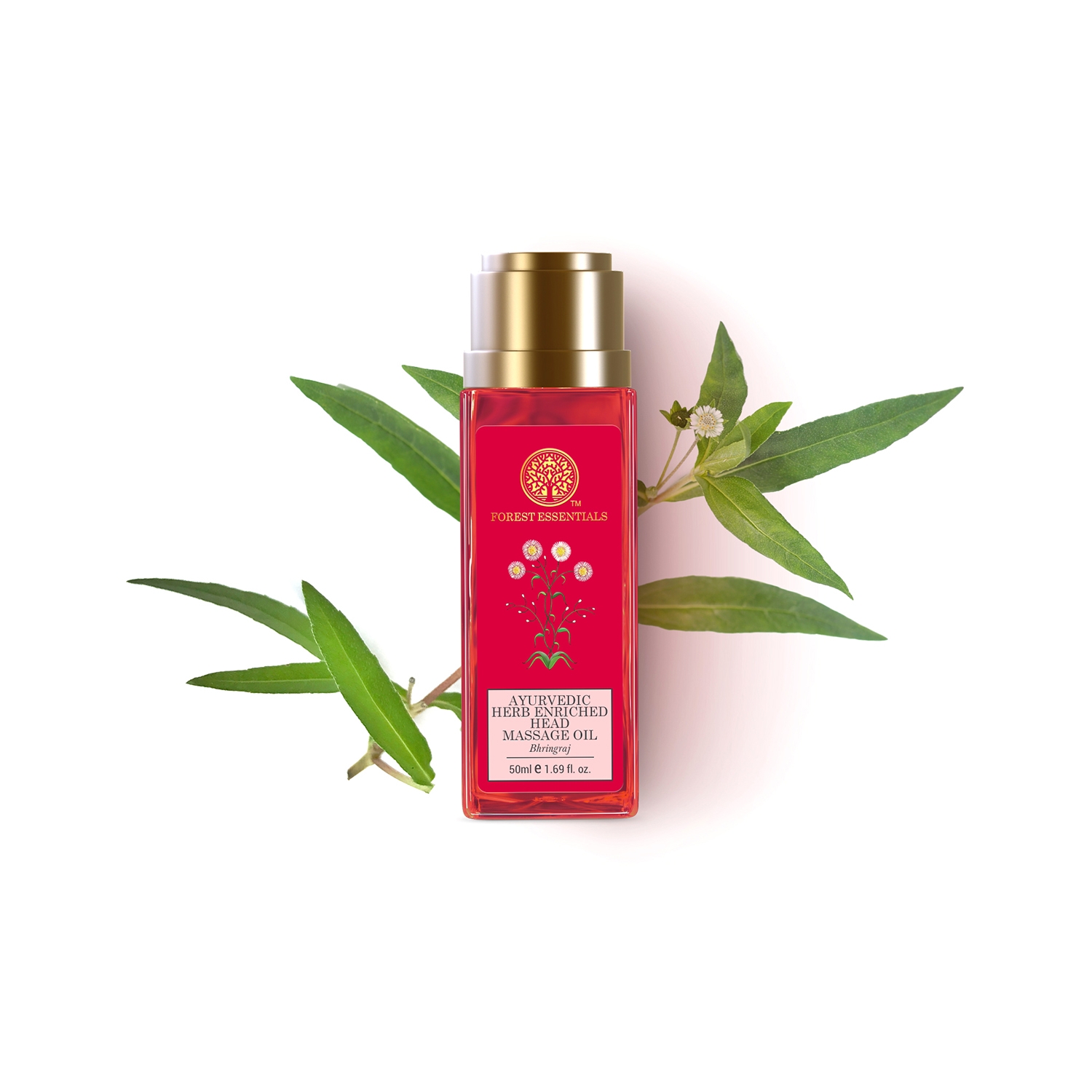 Forest Essentials | Forest Essentials Bhringraj Ayurvedic Herb Enriched Head Massage Hair Oil (50ml)