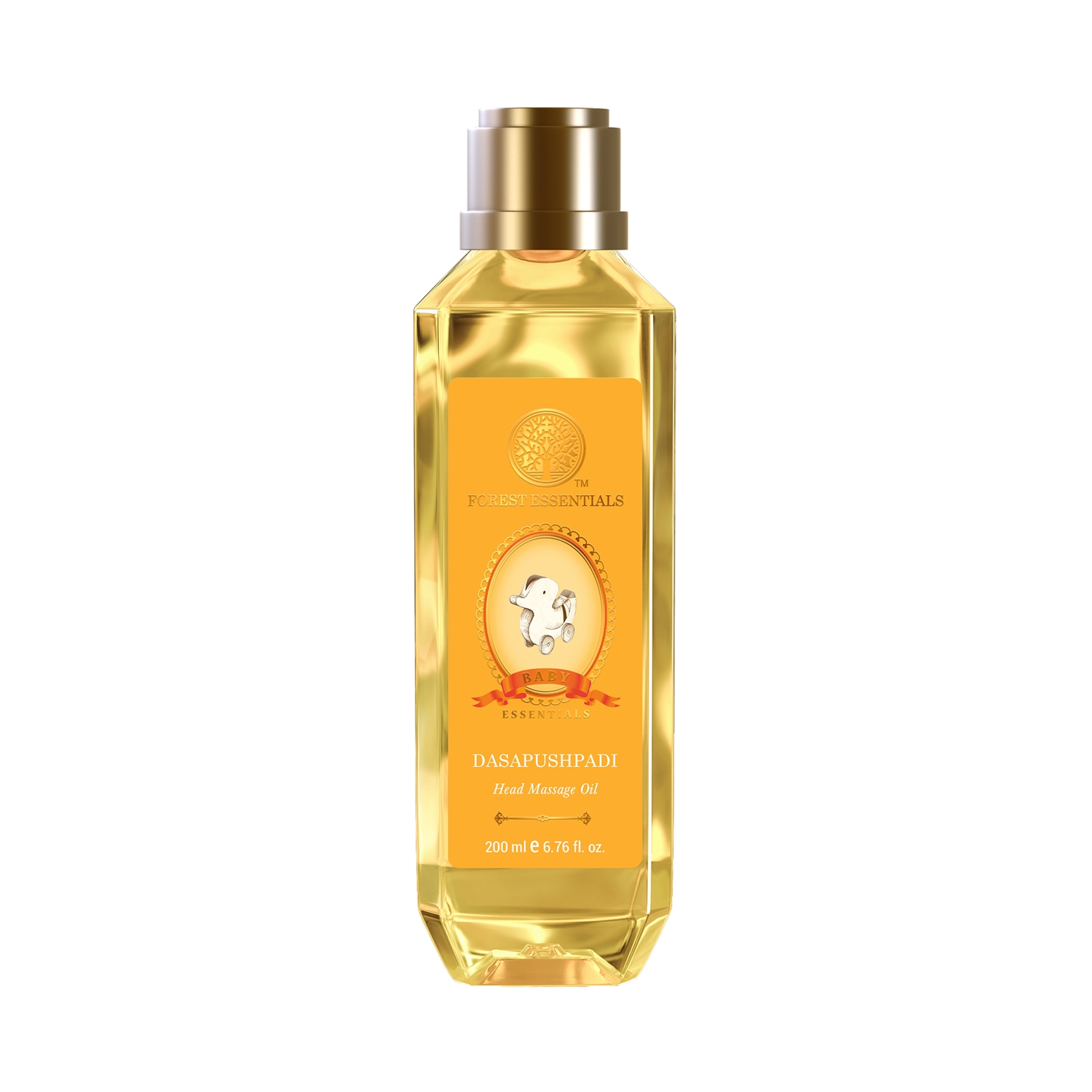 Forest Essentials Dasapushpadi Baby Head Massage Oil (200ml)
