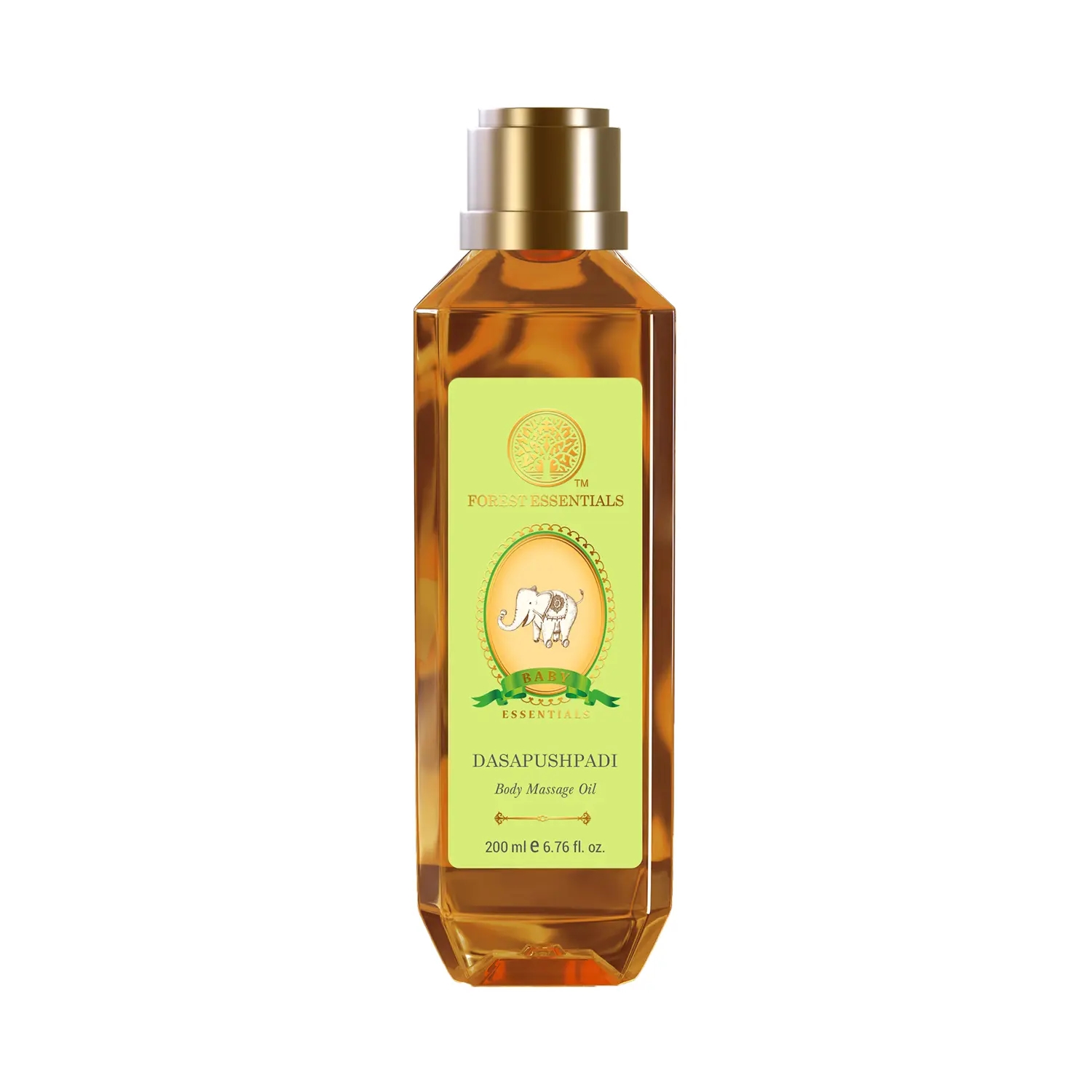 Forest Essentials Dasapushpadi Baby Body Massage Oil (200ml)