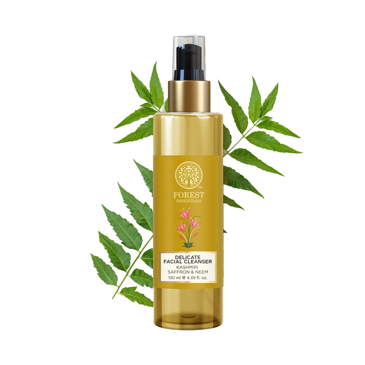 Forest Essentials | Forest Essentials Kashmiri Saffron & Neem Delicate Facial Cleanser (130ml)