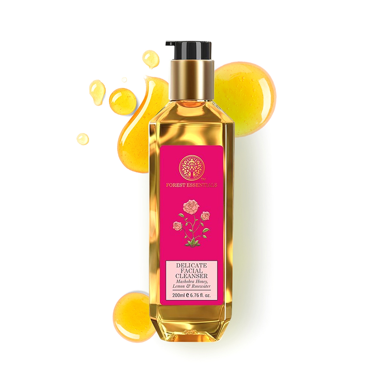Forest Essentials | Forest Essentials Mashobra Honey Lemon & Rosewater Delicate Facial Cleanser (200ml)