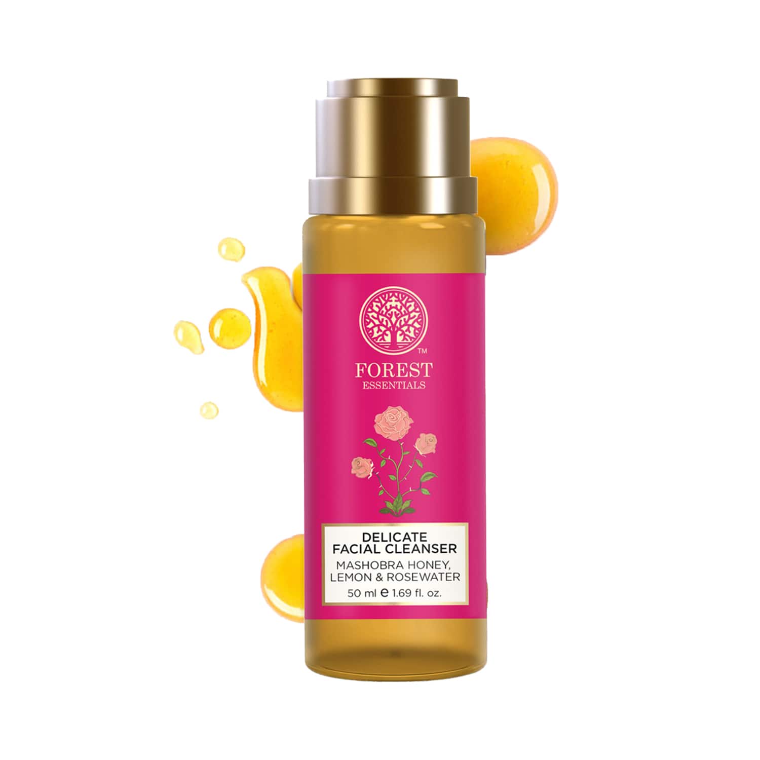 Forest Essentials | Forest Essentials Mashobra Honey Lemon & Rosewater Delicate Facial Cleanser (50ml)