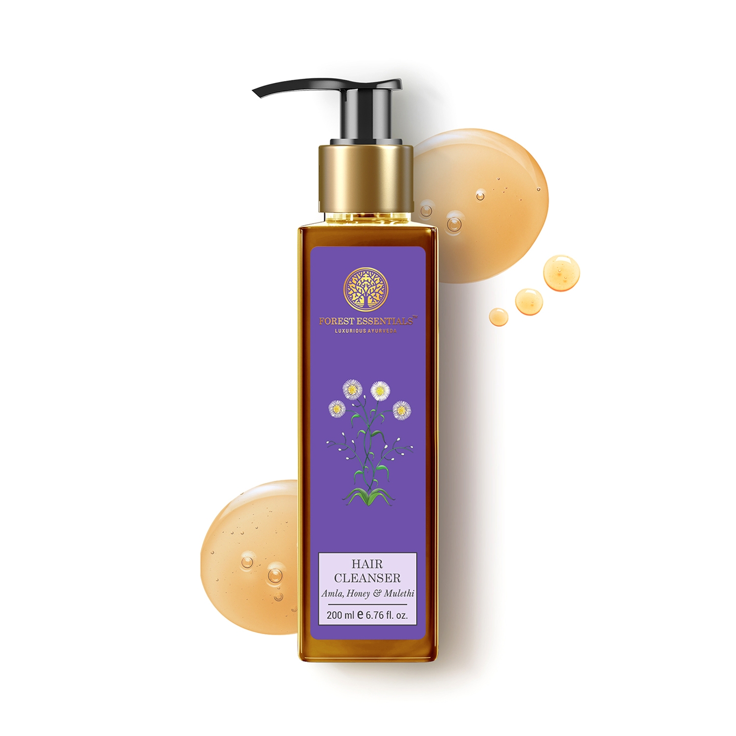 Forest Essentials | Forest Essentials Amla Honey & Mulethi Hair Cleanser Shampoo (200ml)