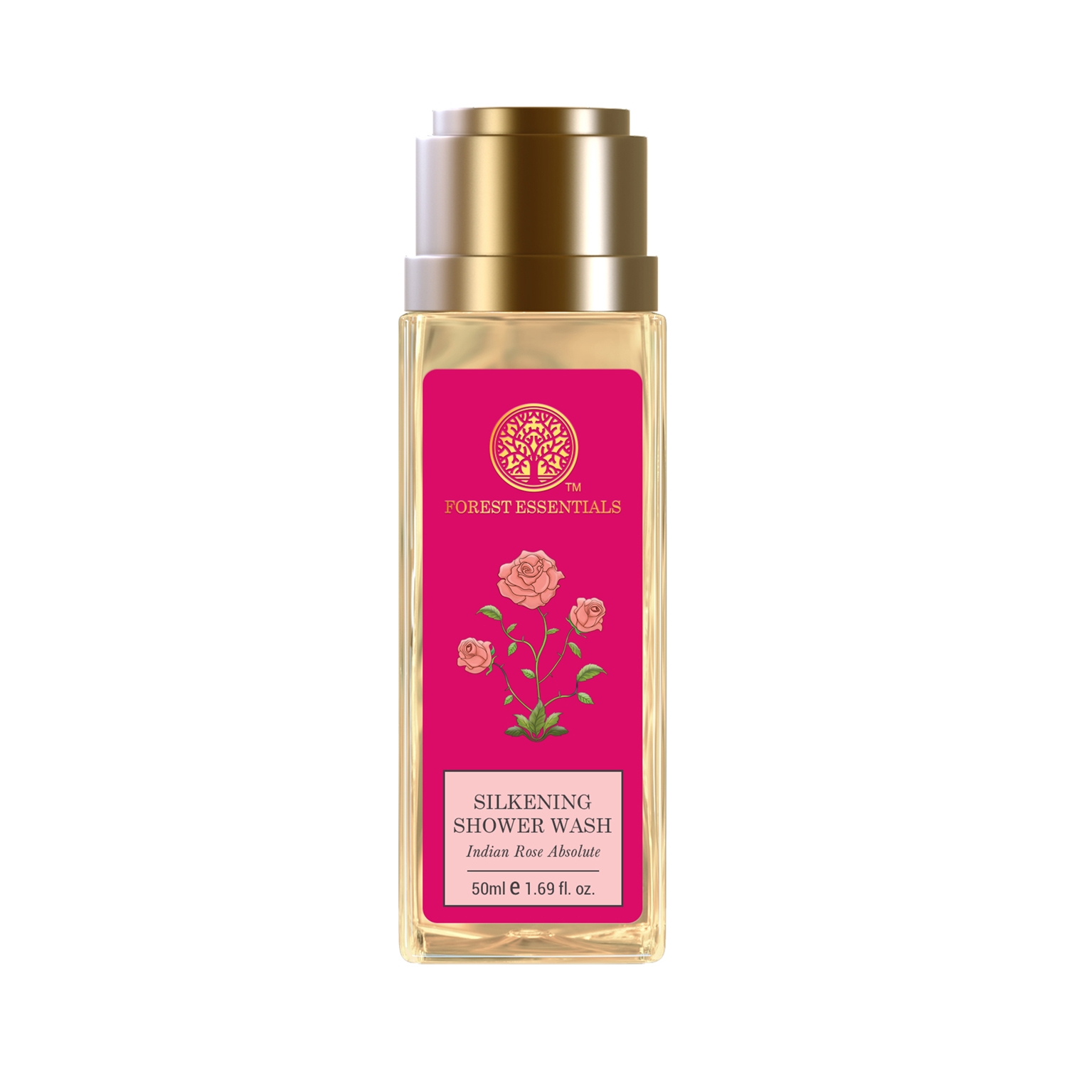Forest Essentials | Forest Essentials Indian Rose Absolute Silkening Shower Wash (50ml)