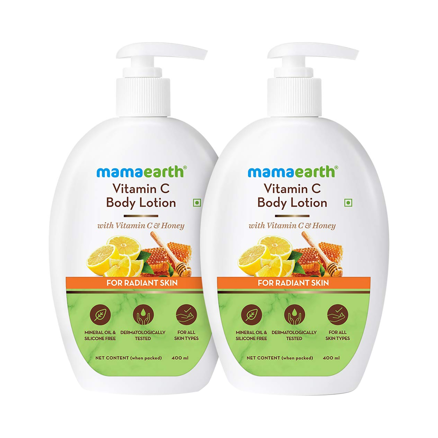 Mamaearth | Mamaearth Vitamin C Body Lotion Combo - (2 Pcs)